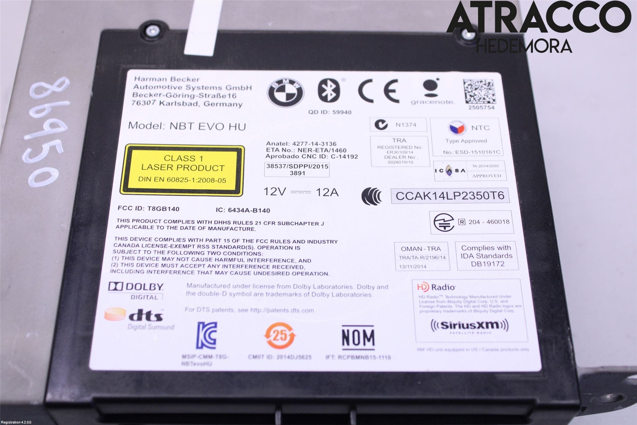 BMW 7 G11/G12 15-22 Radio