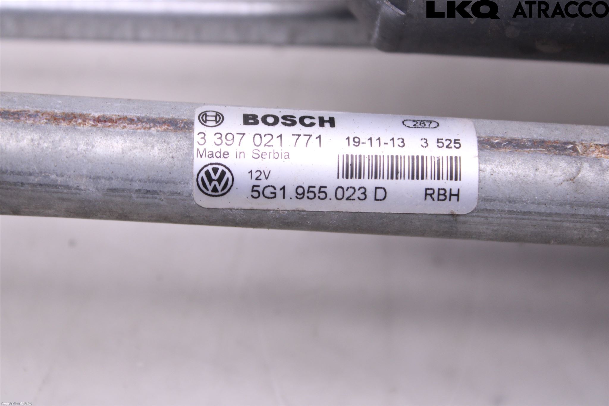 Volkswagen VW GOLF / E-GOLF VII 13-20 Torkarmekanism Vindruta