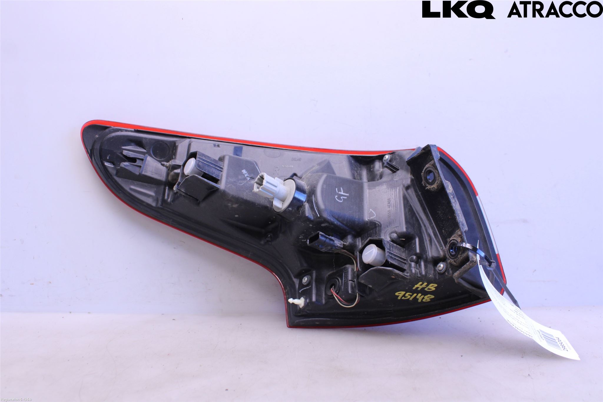 Nissan QASHQAI 14-17 Bakljus Höger