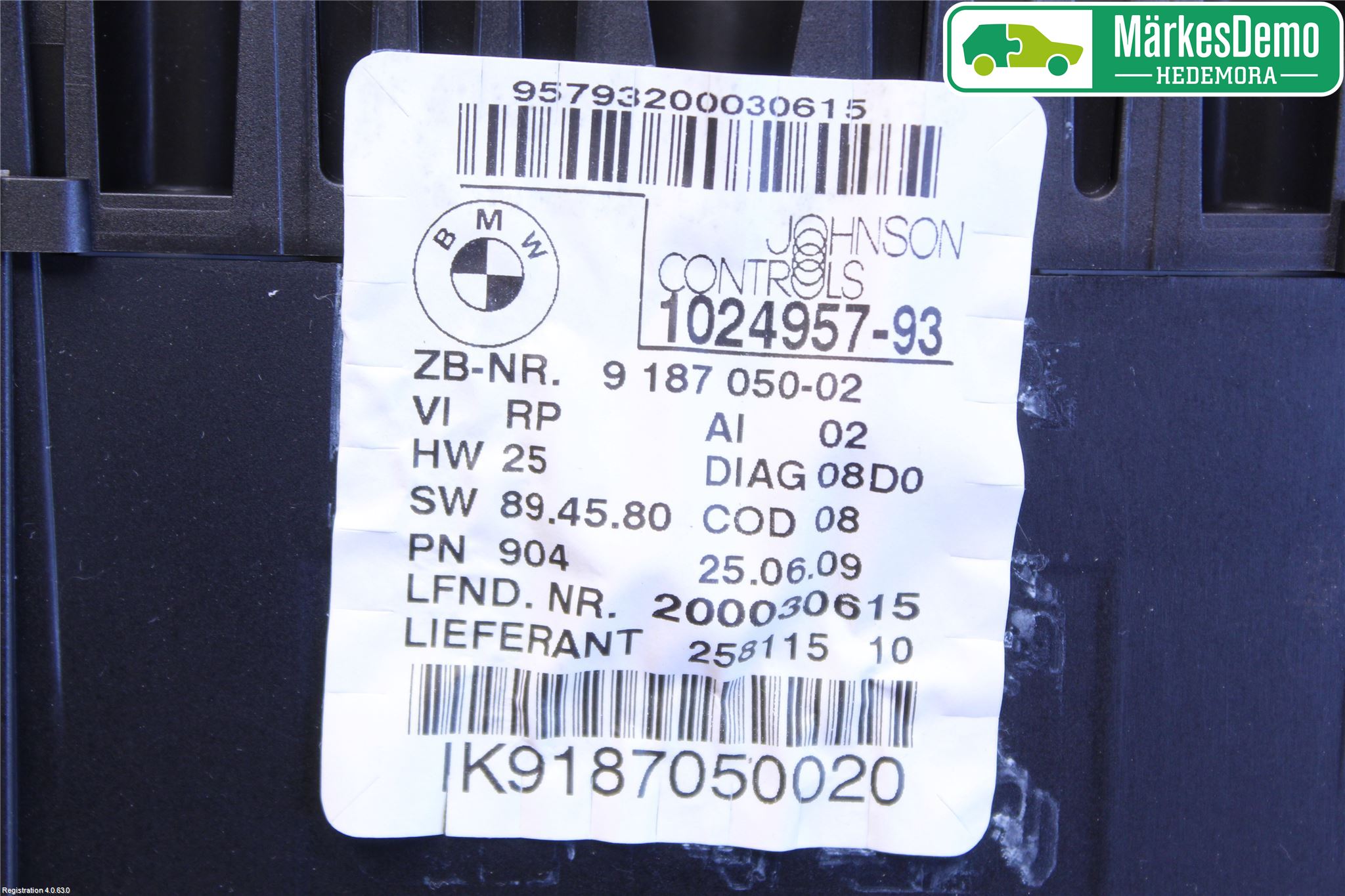 BMW 1 E87/81 5D/3D 03-11 Instrument Komb