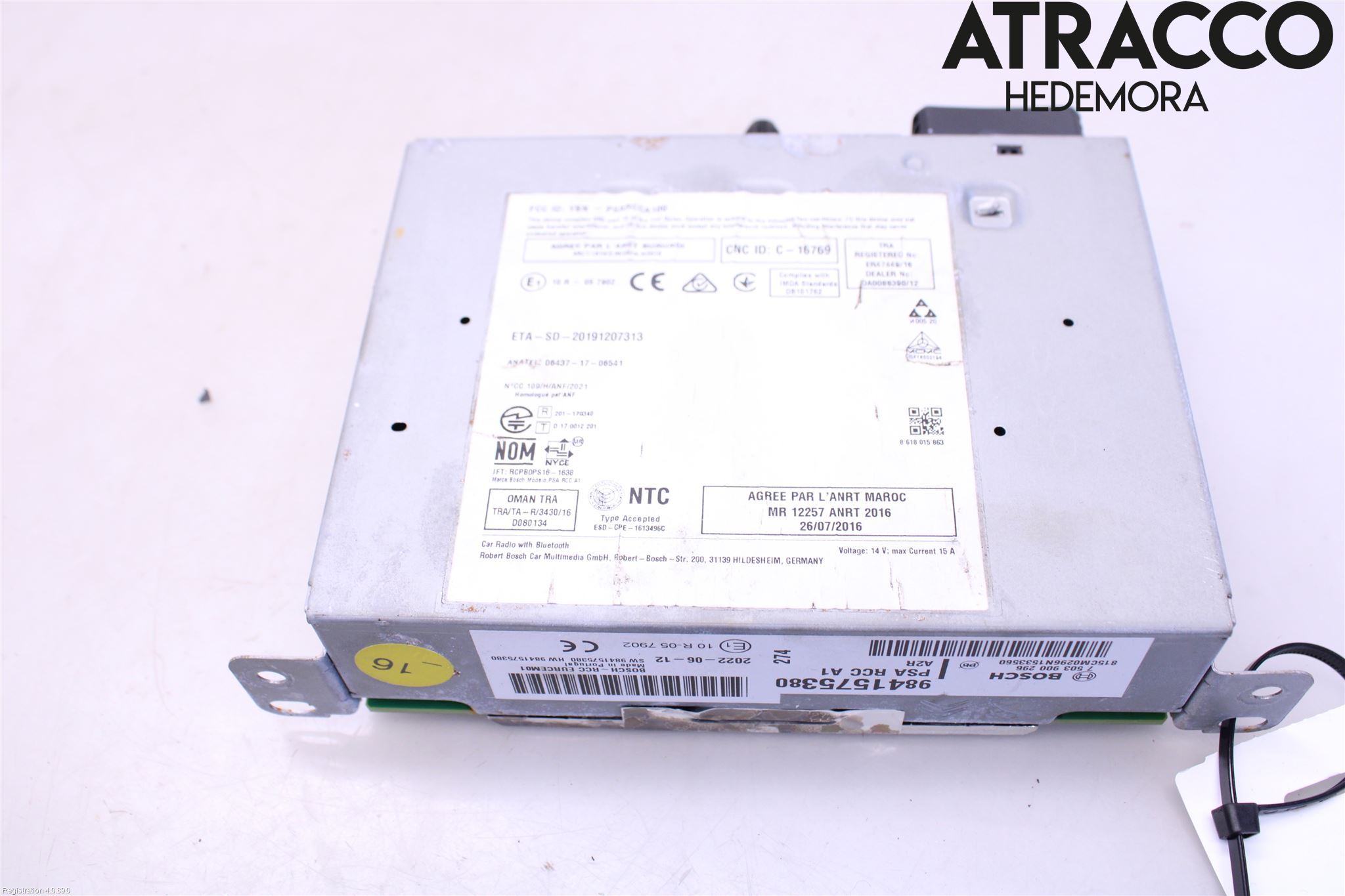 Peugeot 2008/E-2008 20- Styrenhet Multimedia