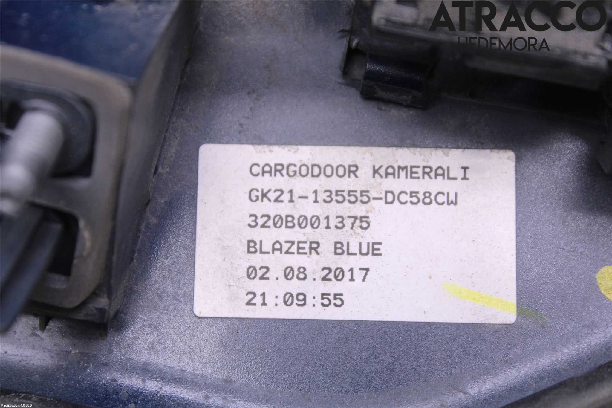 Ford TRANSIT/TOURNEO CUSTOM 13-24 List Bak-Baklucka