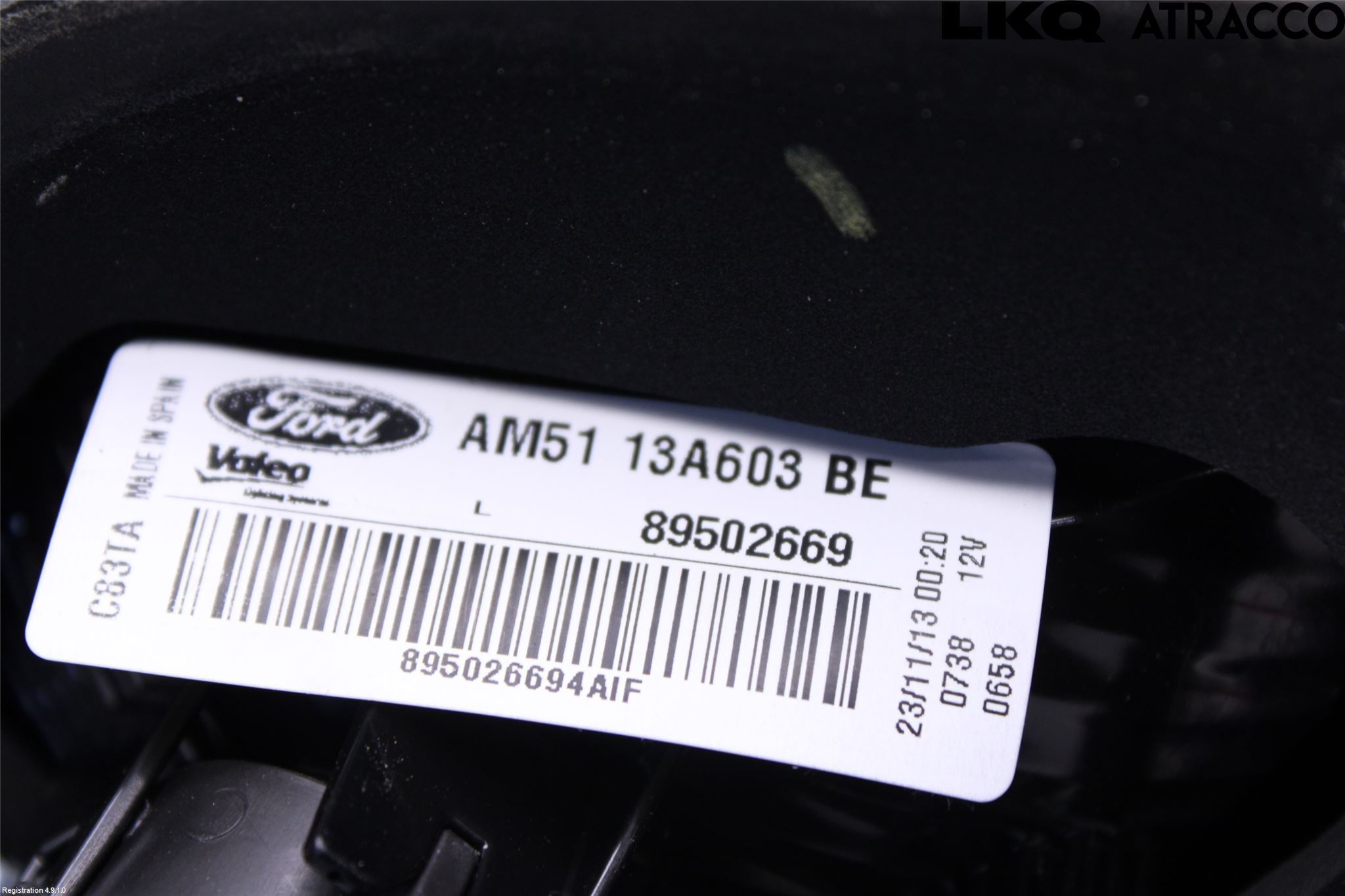 Ford C-MAX II  11-14 Bakljus Lucka Vä