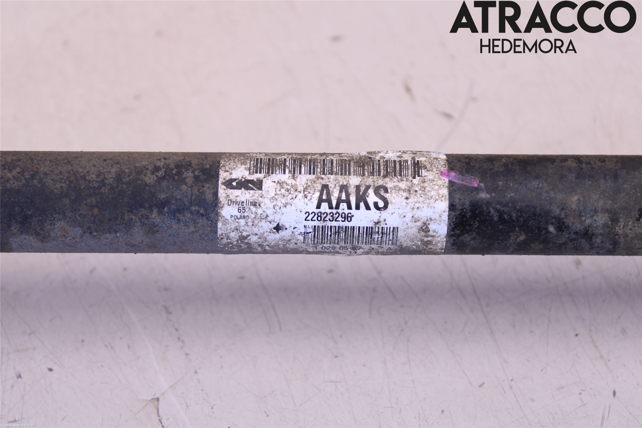 Opel INSIGNIA 09-16 Drivaxel Bak Vänster