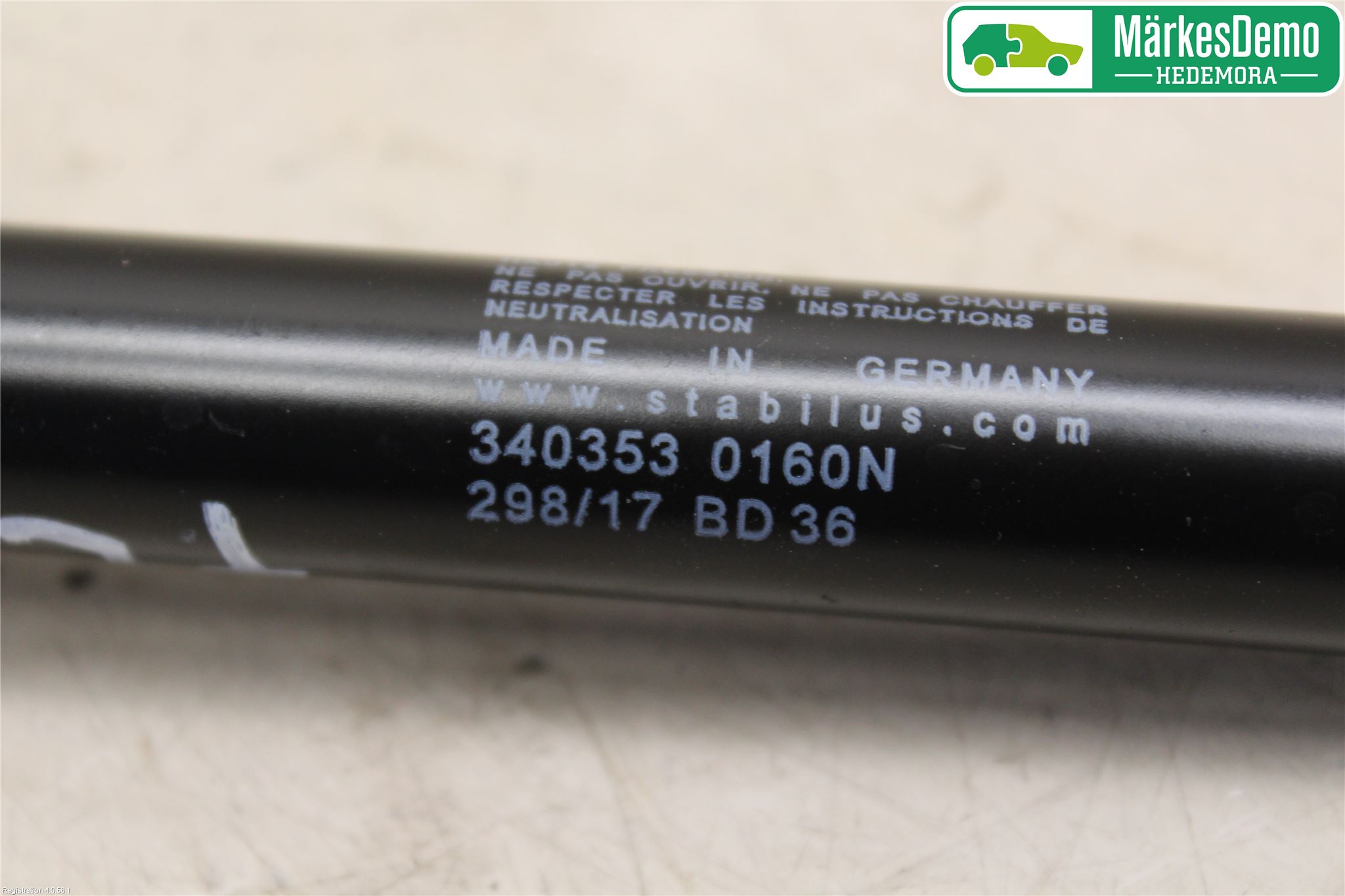 Mopedbil Ligier LIGIER JS 50 Gasfjäder Baklucka