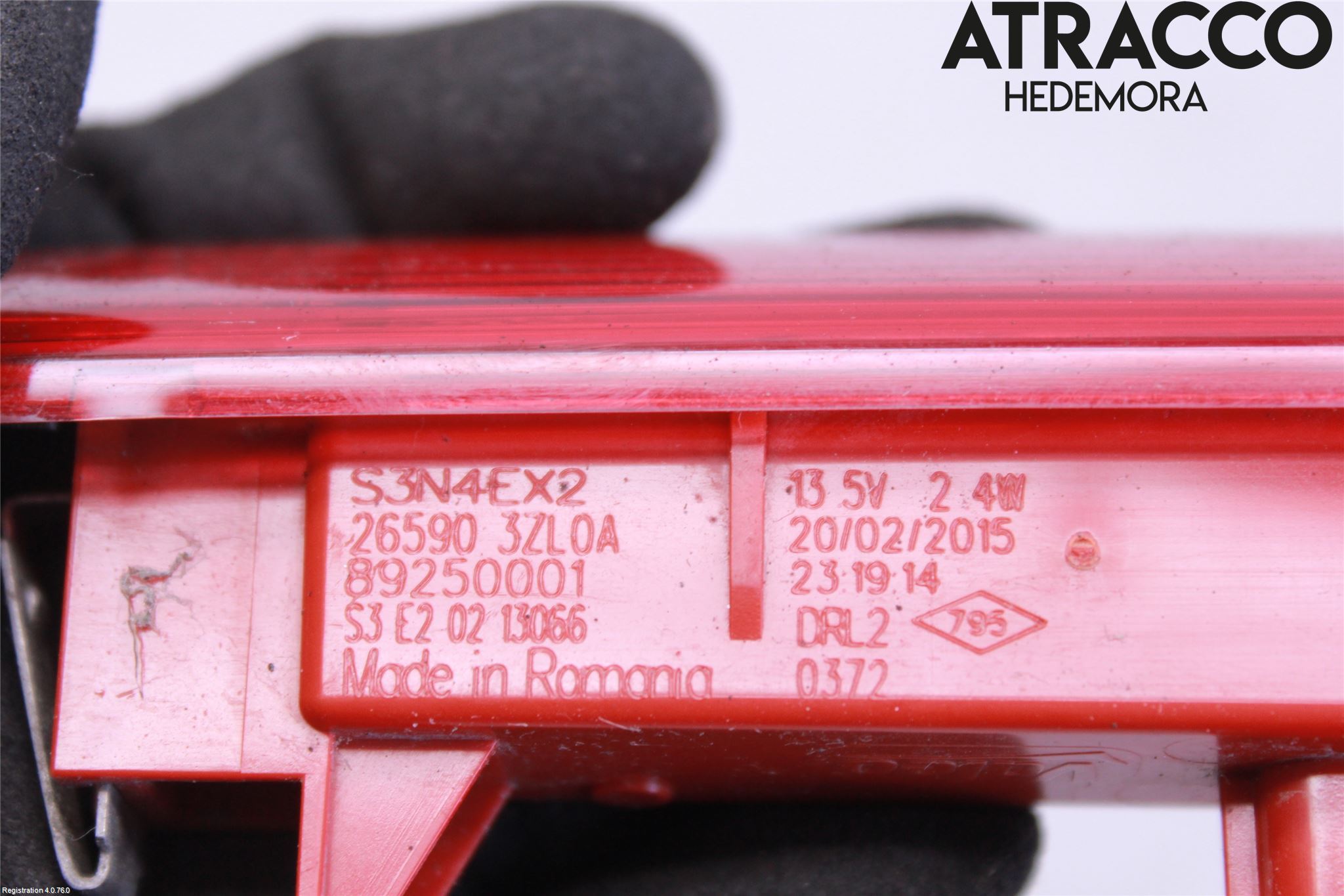 Nissan PULSAR Bromsljus Bakruta