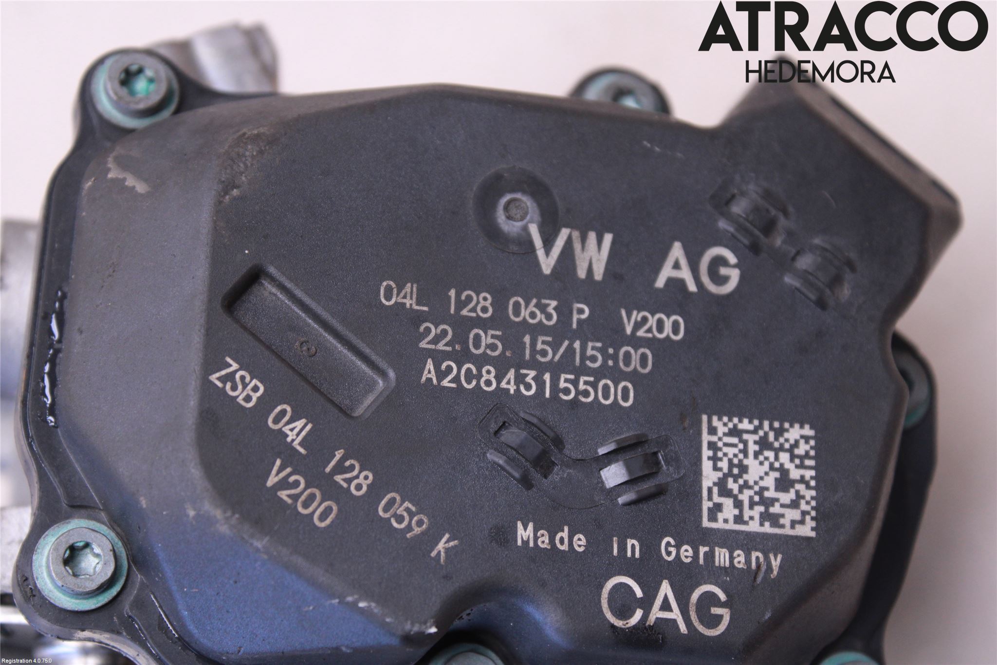 Volkswagen VW GOLF / E-GOLF VII 13-20 Injspjällhus