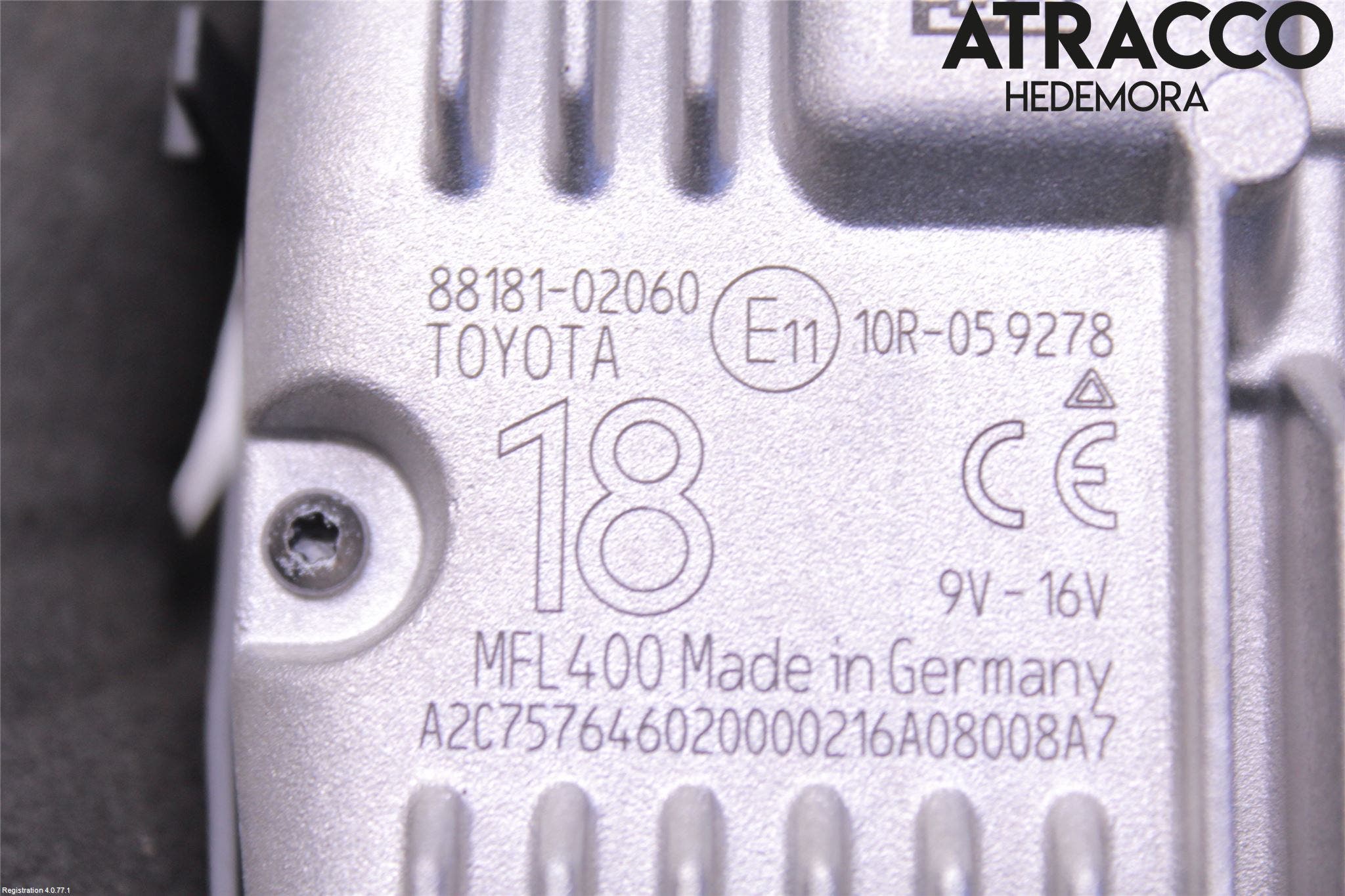 Toyota AURIS 13-19 Sensor Aktivt Kollisionsskydd