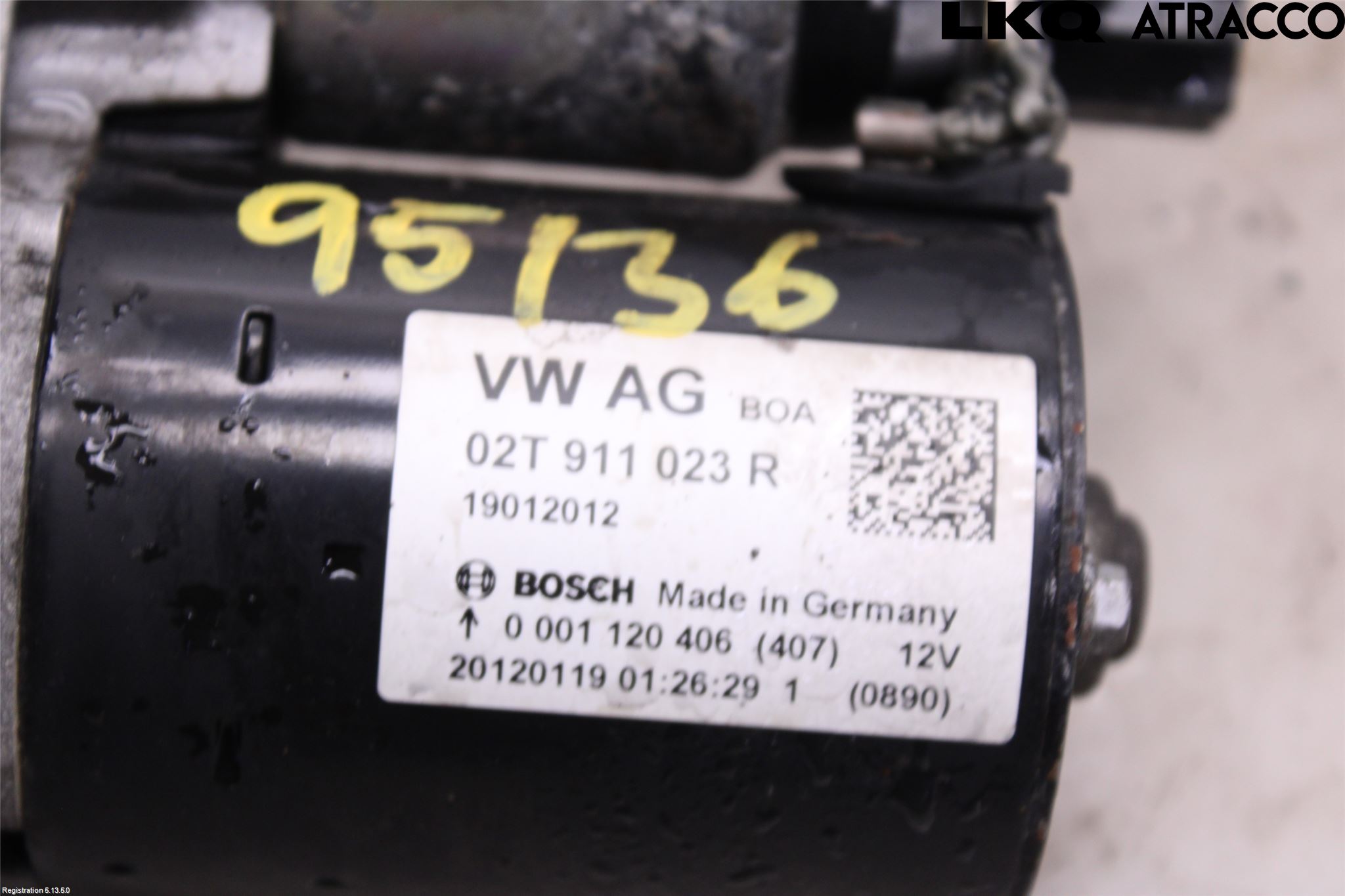 Volkswagen VW POLO 10-17 Startmotor
