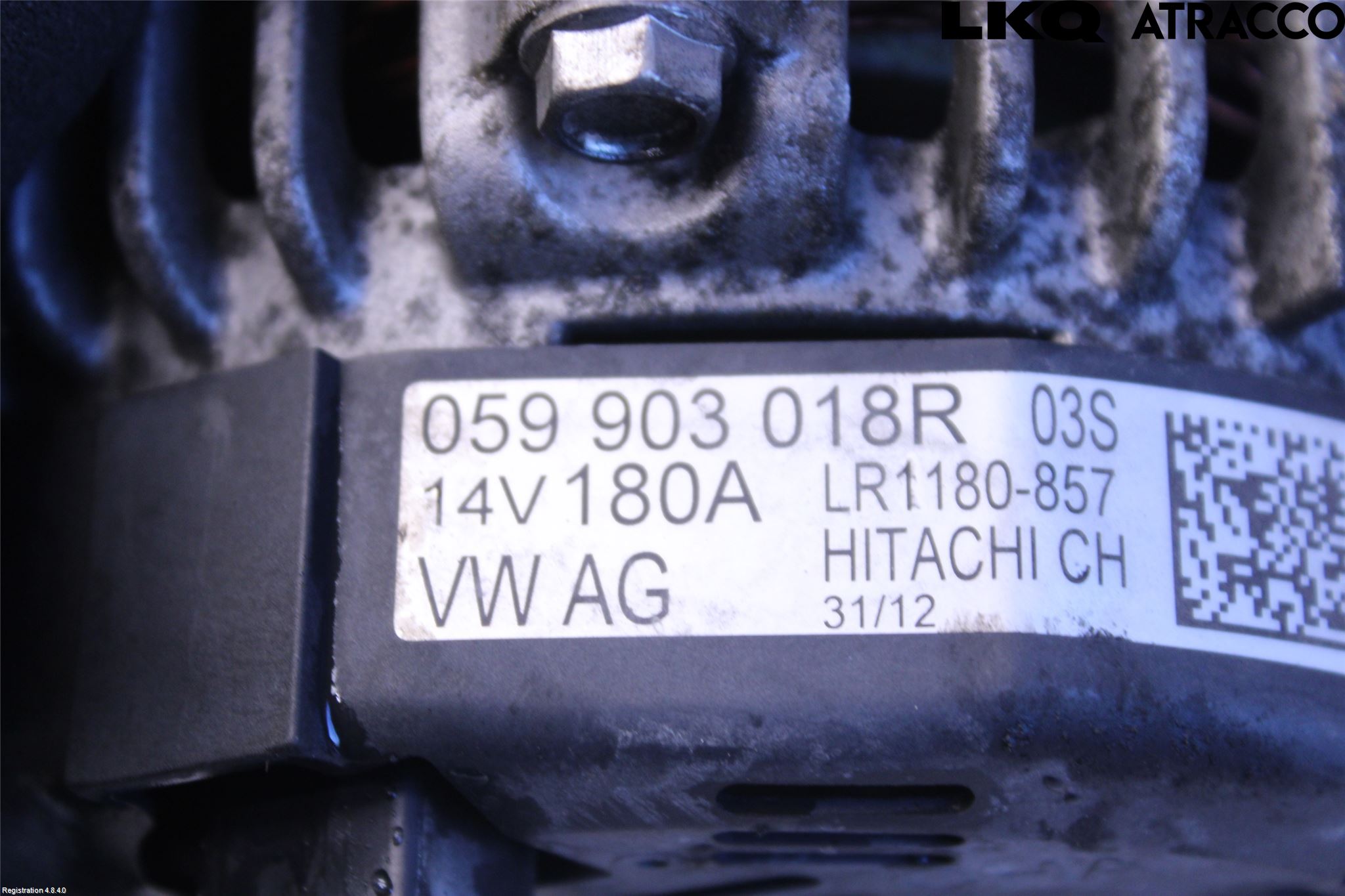Audi A4 12-15 Generator