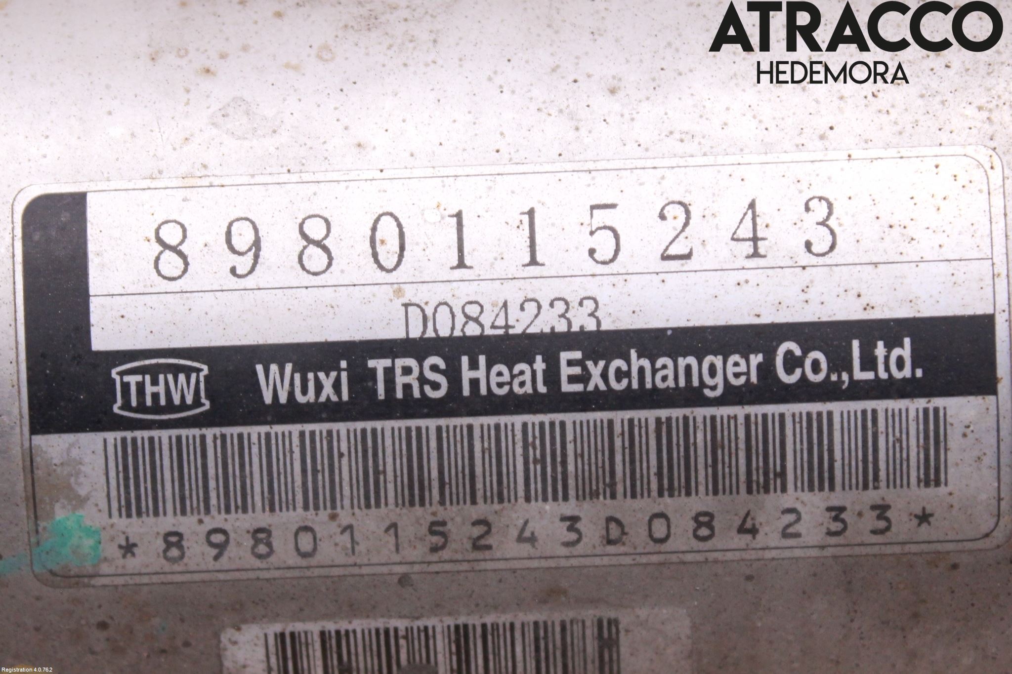 Isuzu D-MAX Avgaskylare