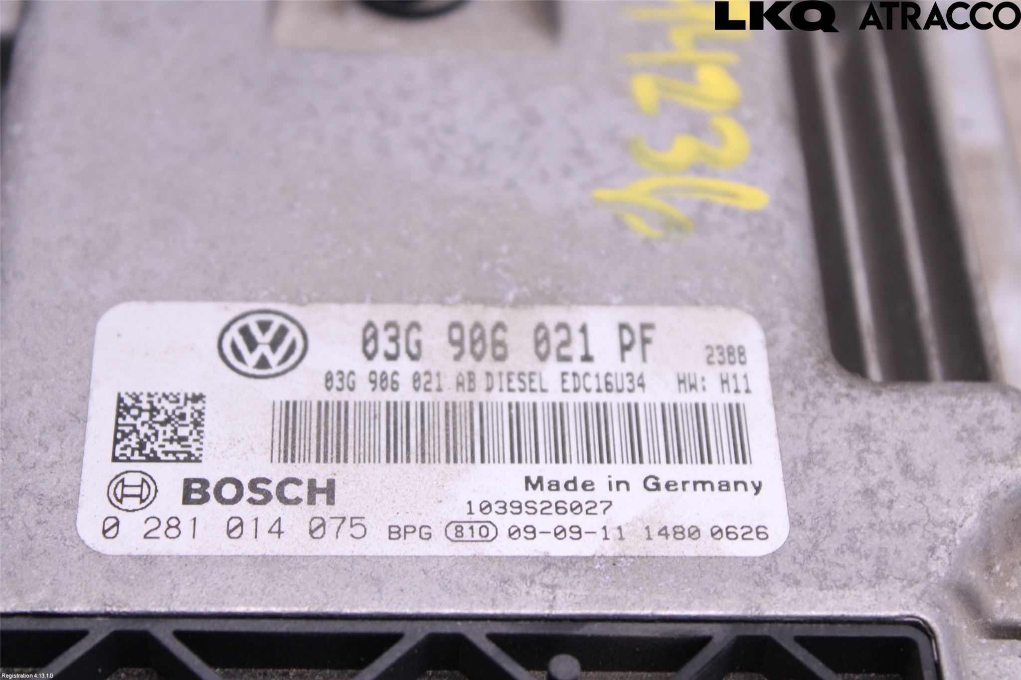 Volkswagen VW CADDY      04-10 Styrenhet Inspump Diesel