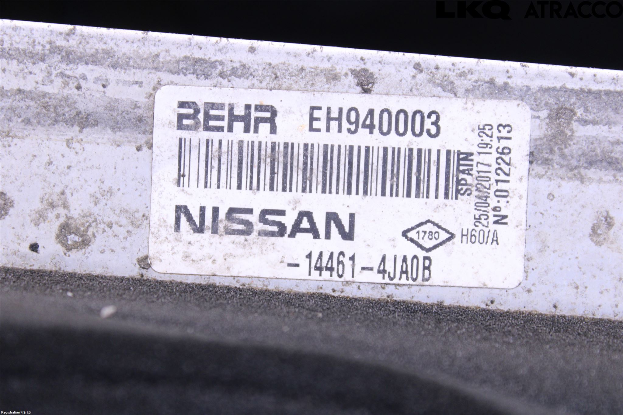 Nissan NAVARA, TREK-1 17-21 Laddluft-Intercooler Kyl