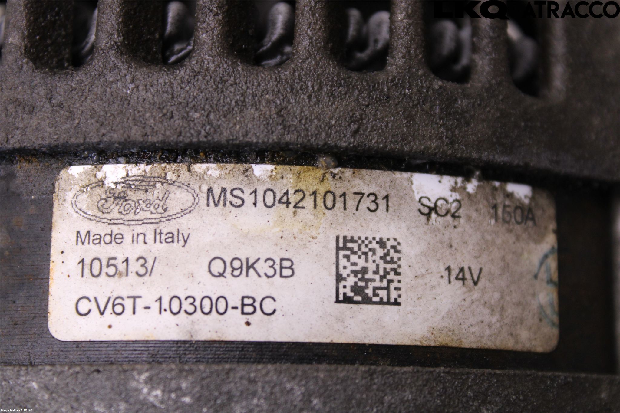 Ford FIESTA 13-17 Generator