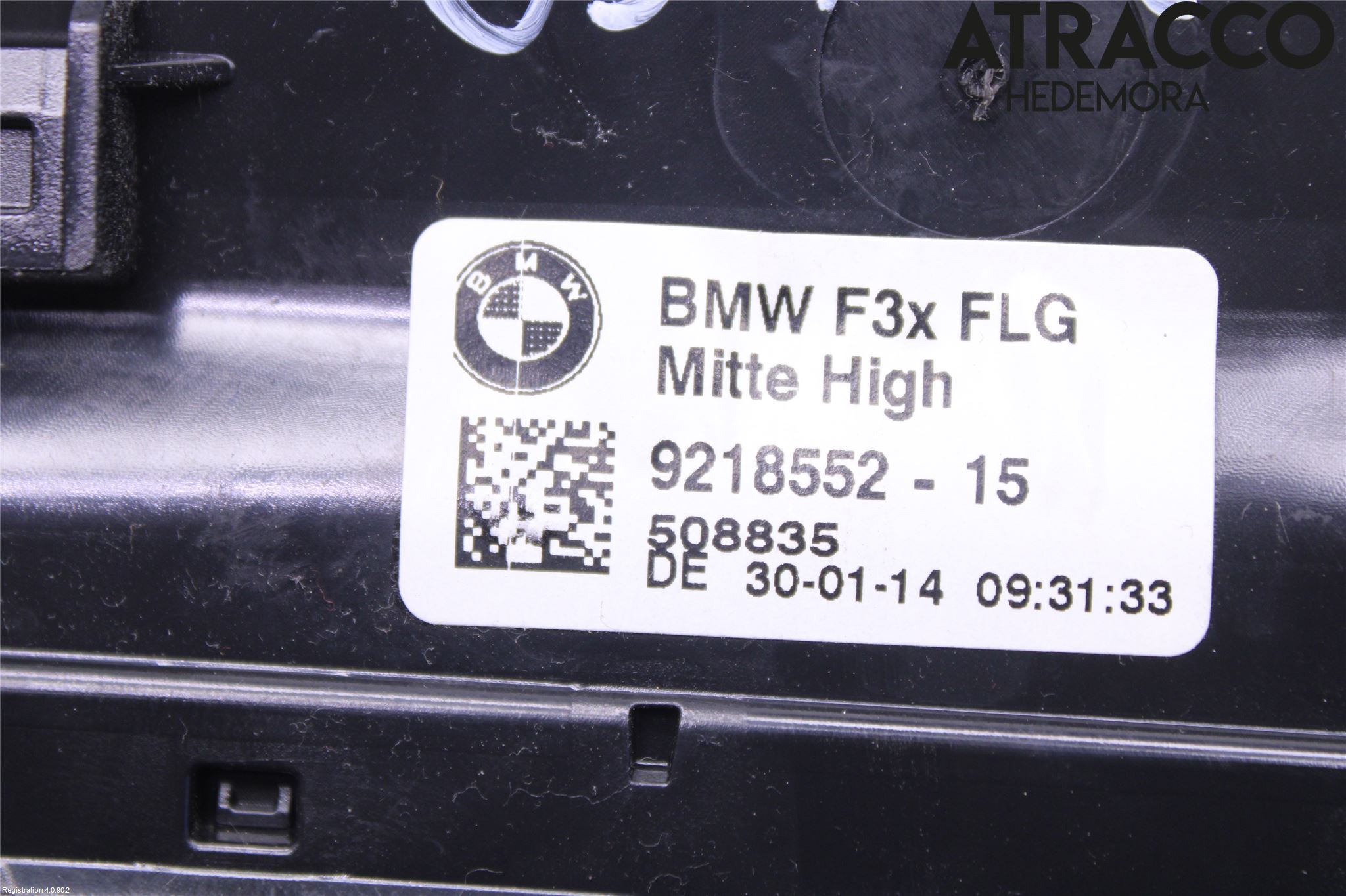 BMW 3 F30/F31/F80 12-19 Defrosterkanal-Munstycke