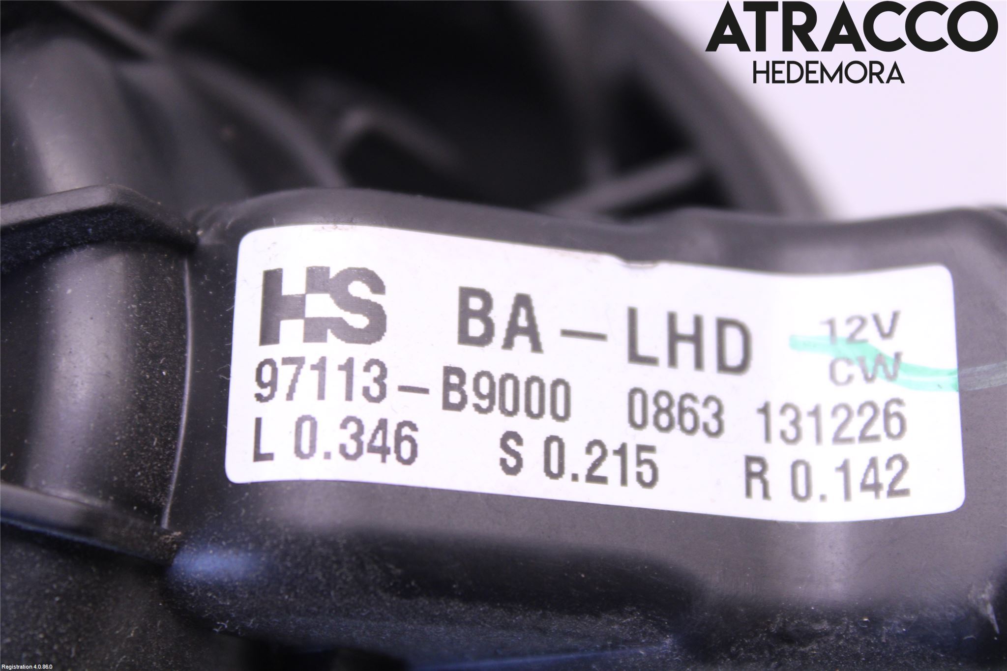 Hyundai i10 BA 14-16 Värmefläkt