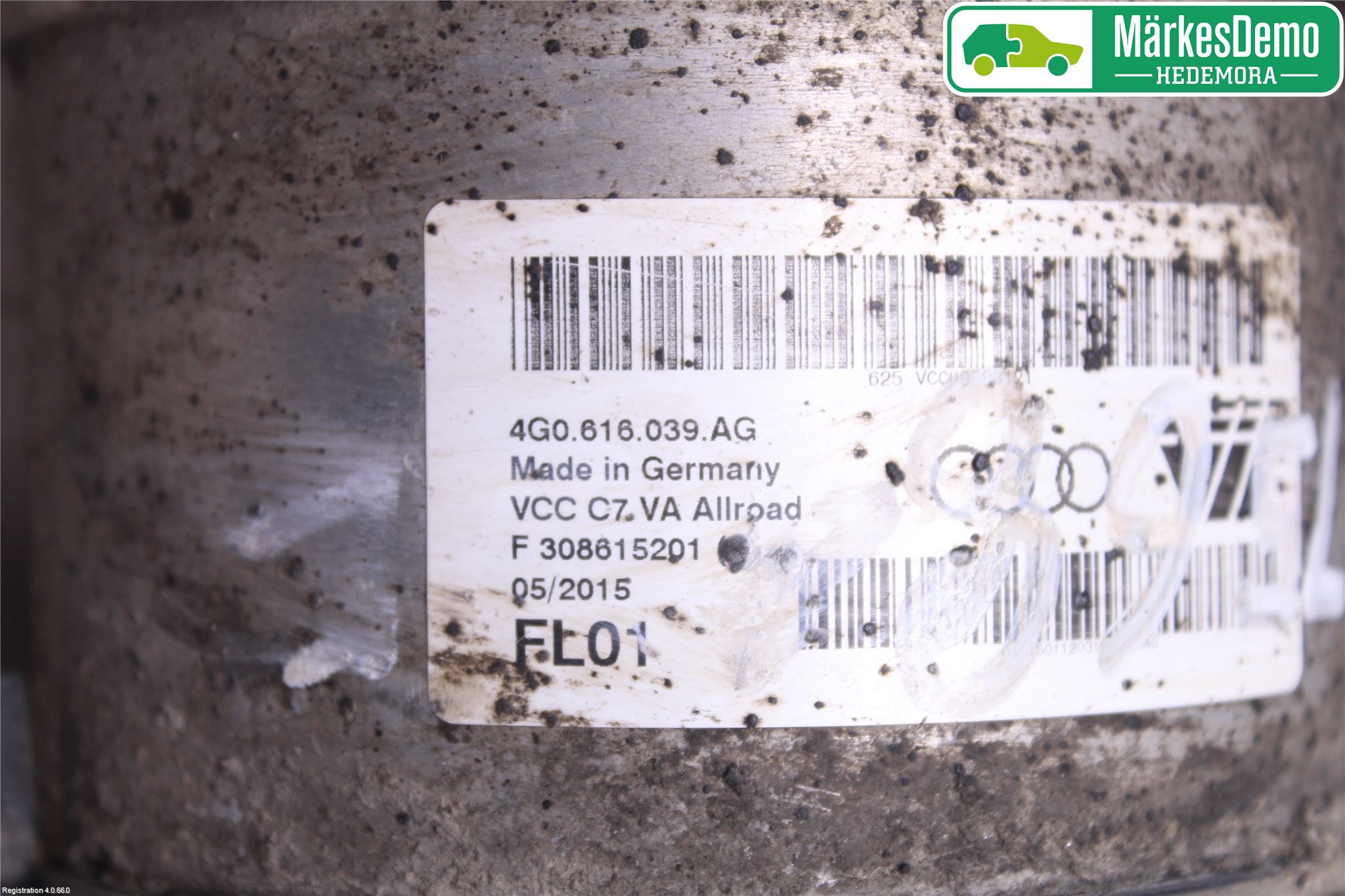 Audi A6 ALLROAD 12-18 Fjäderben Fram Vänster