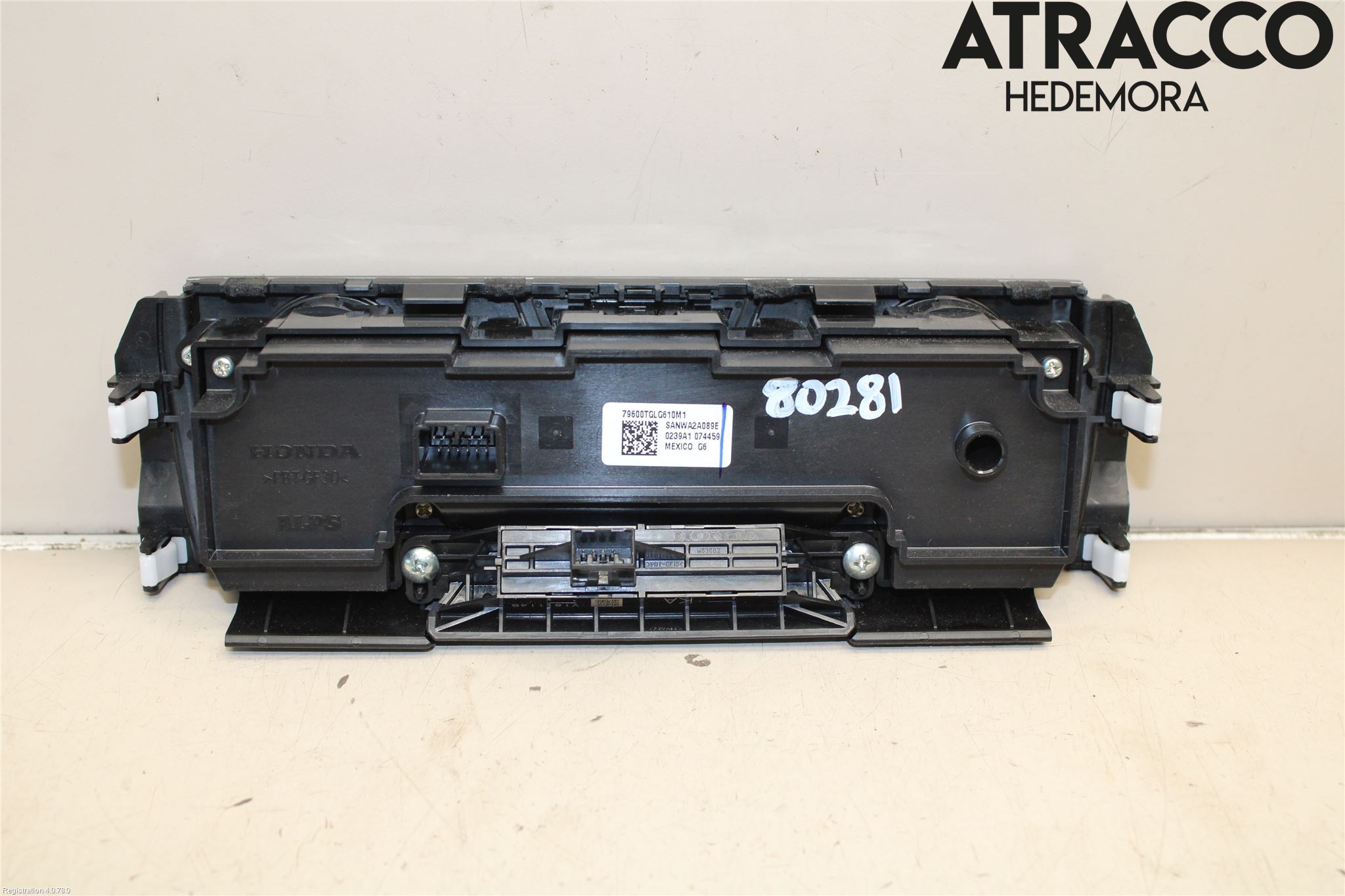 Honda CIVIC 17-22 Ac Styrenhet Ac Manöveren