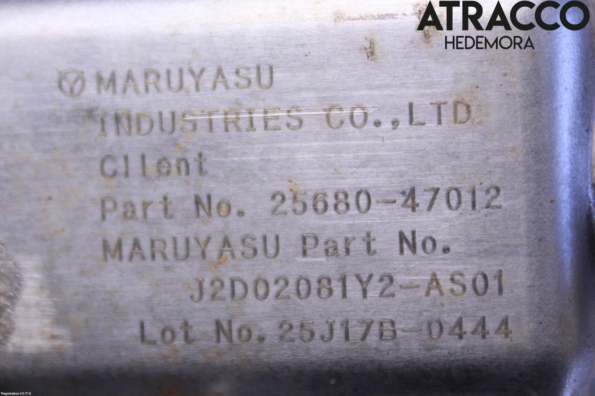 Toyota YARIS XP130 15-20 Avgaskylare