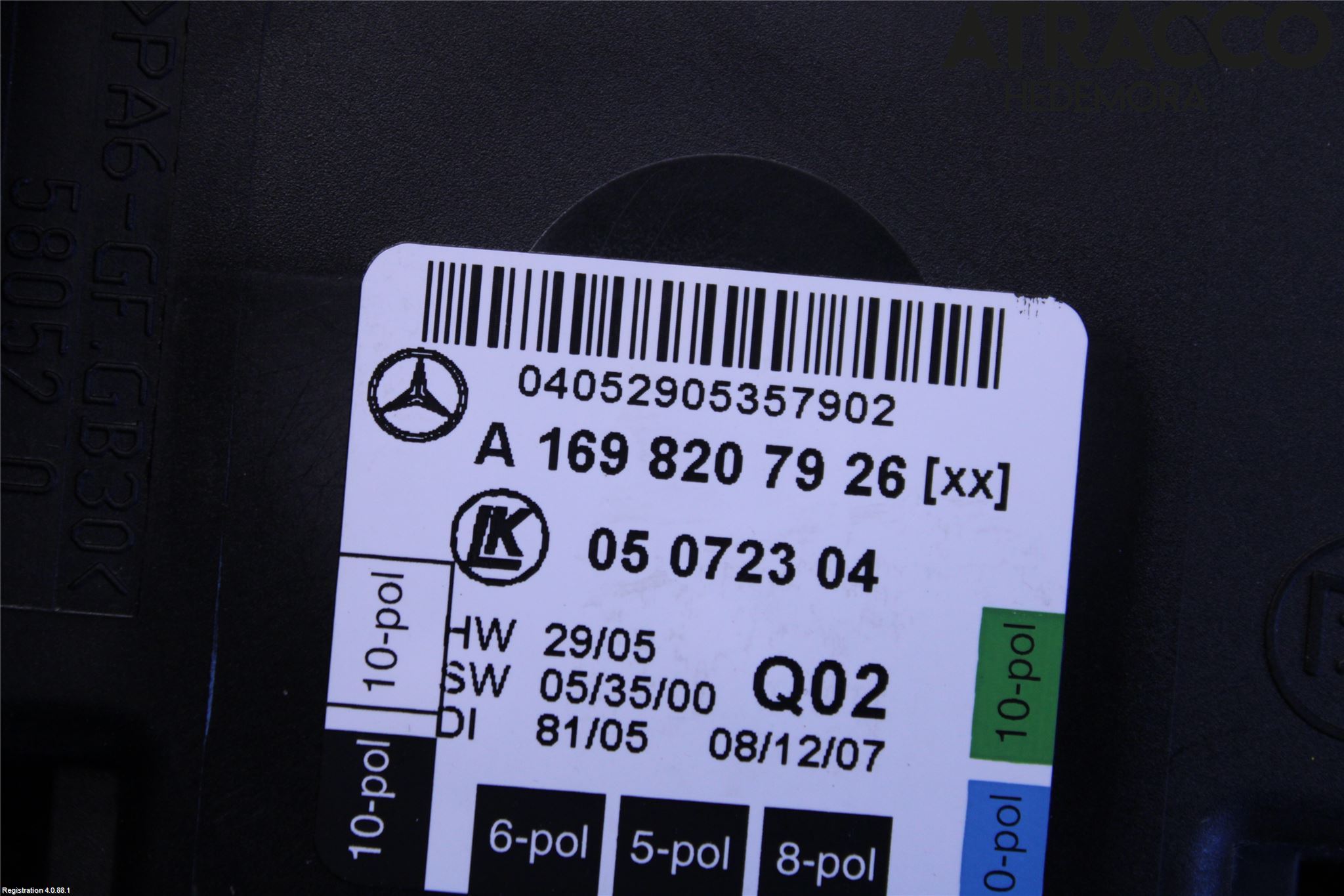 Mercedes-Benz MB B-KLASS (W245) 05-12 Styrenhet Dörr