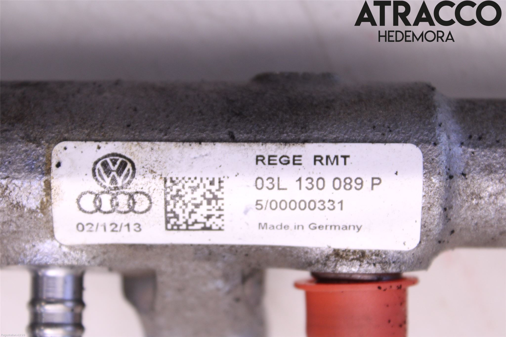 Volkswagen VW CADDY 11-15 Inj. Fuelrail