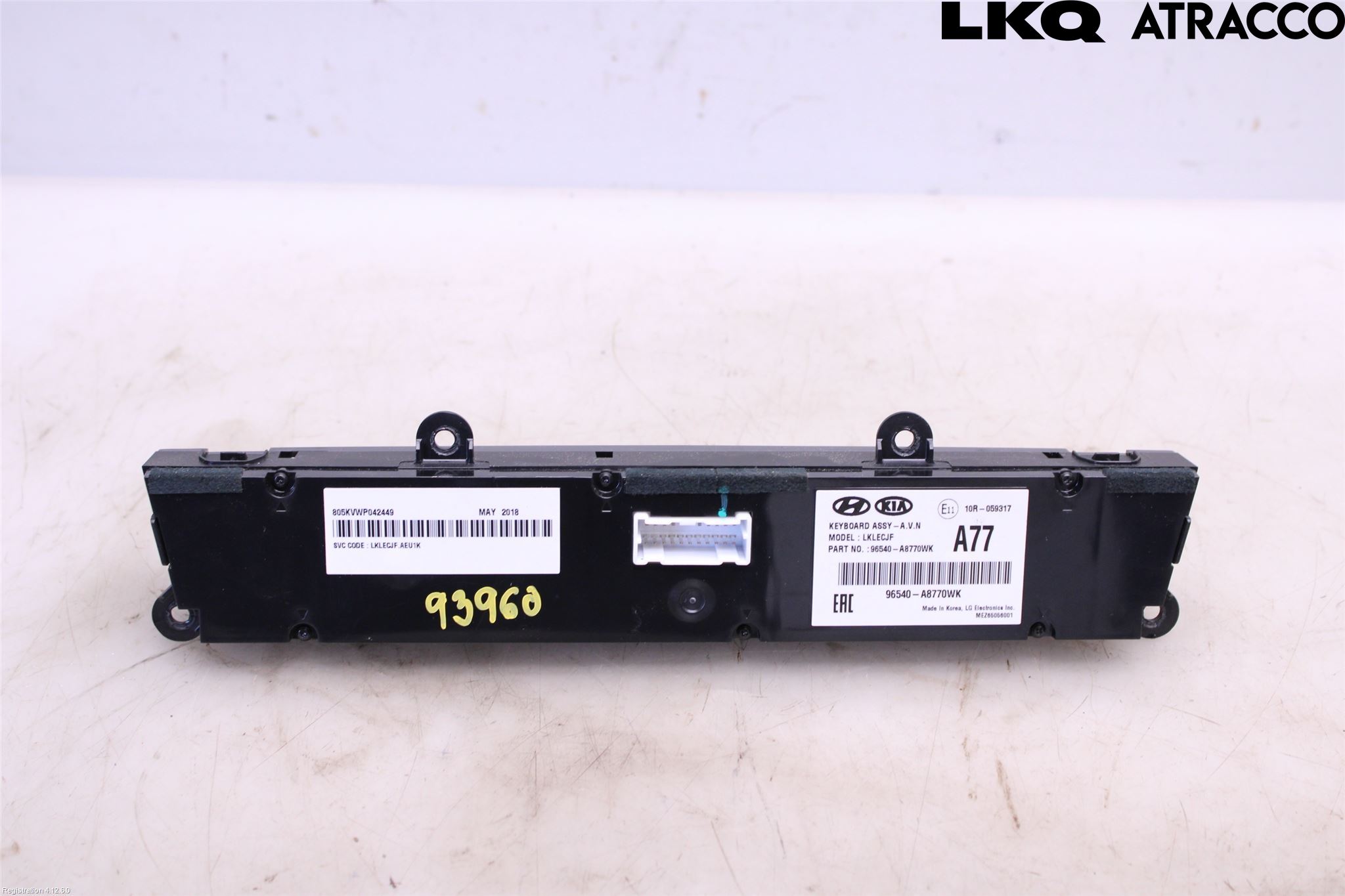 Kia OPTIMA 16-20 Cd Radio - Multimediapanel