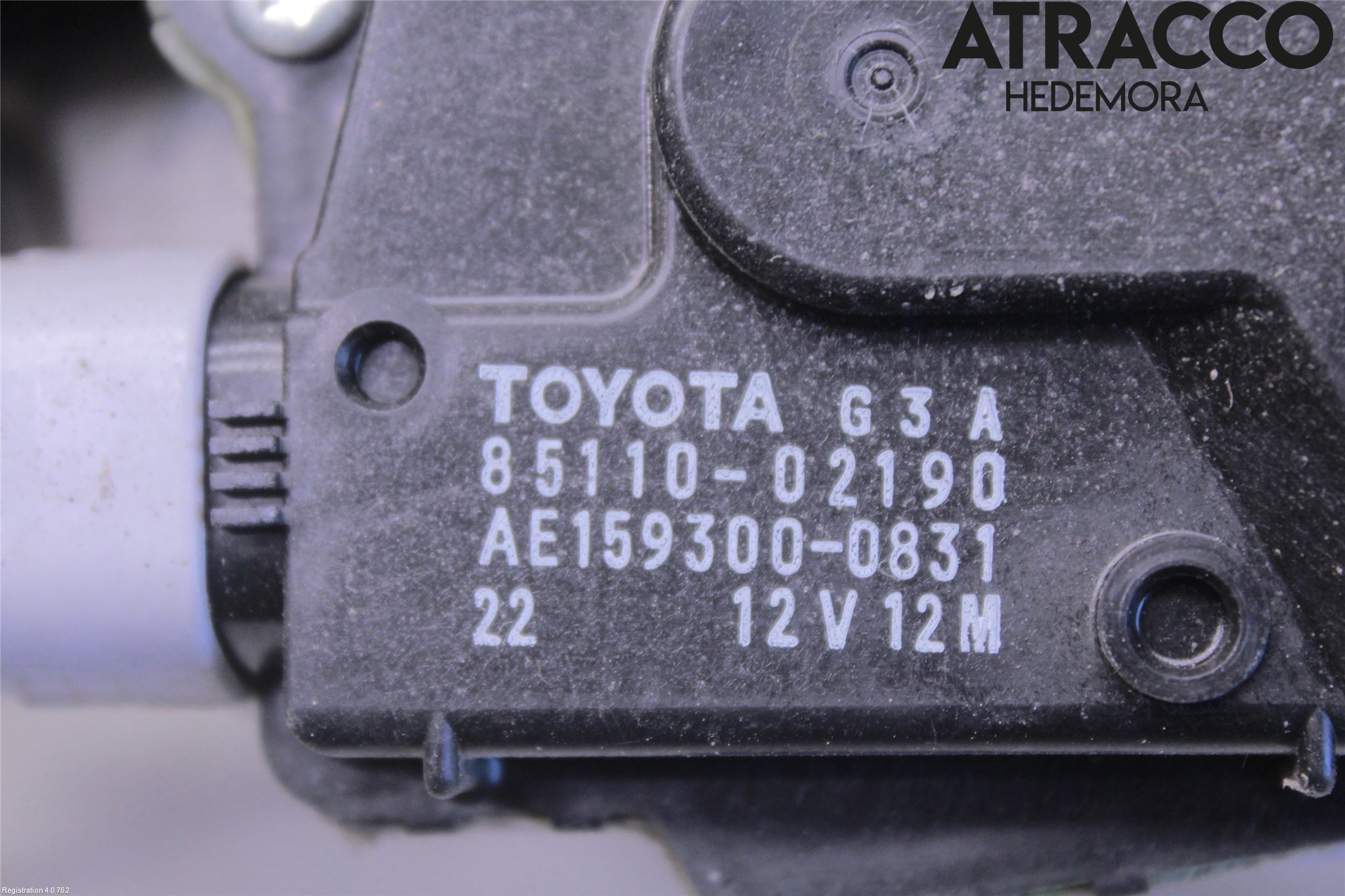 Toyota AURIS 10-12 Torkarmotor Vindruta