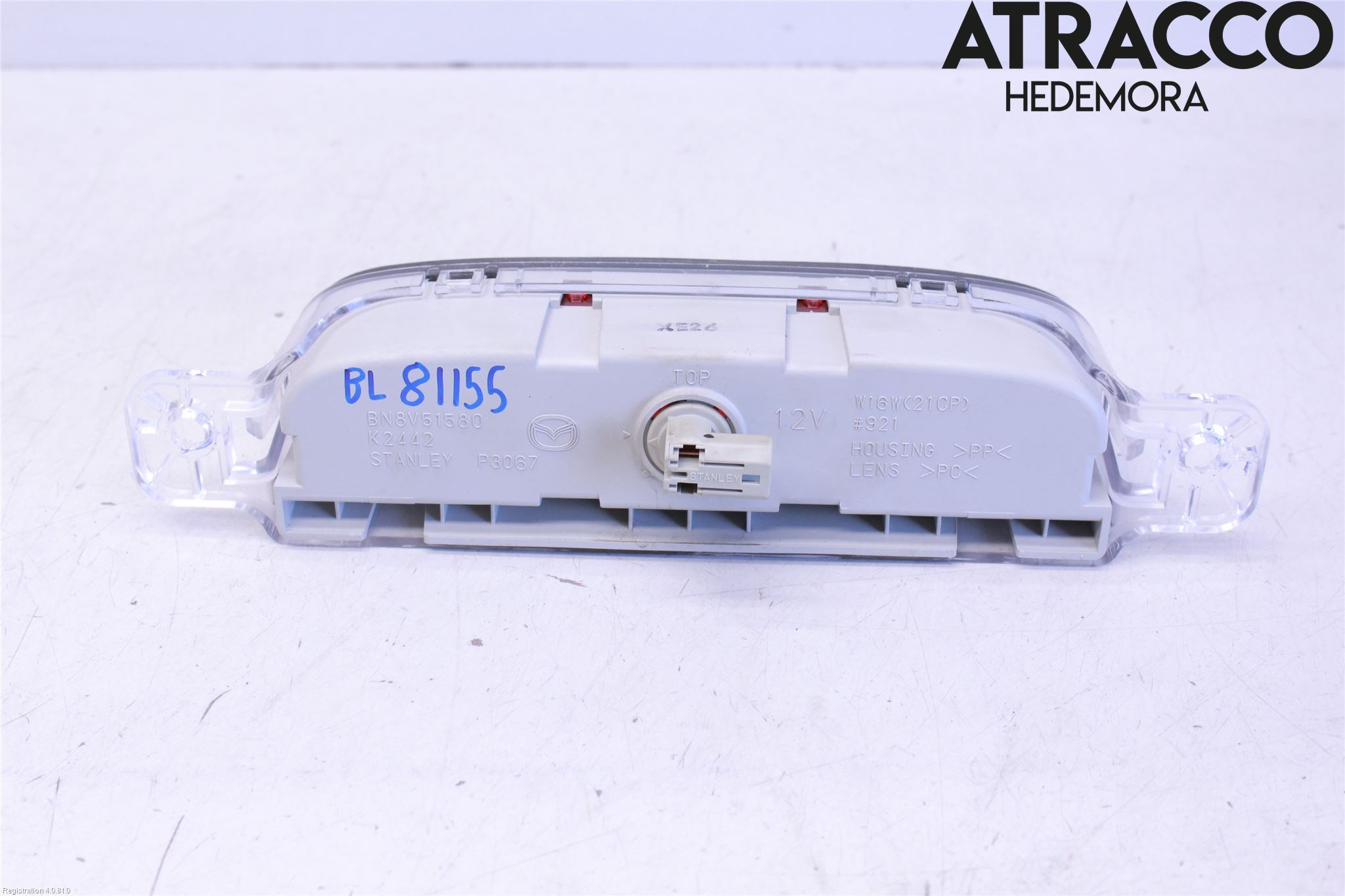 Mazda 3 I 07-08 Bromsljus Bakruta