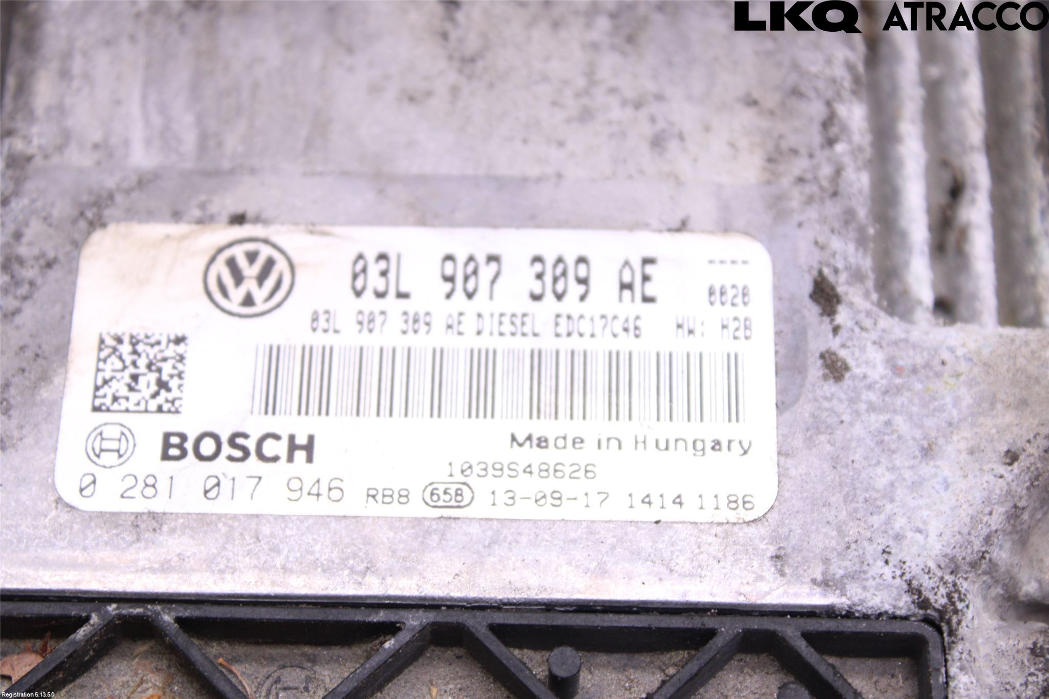 Volkswagen VW PASSAT 11-14 Styrenhet Inspump Diesel
