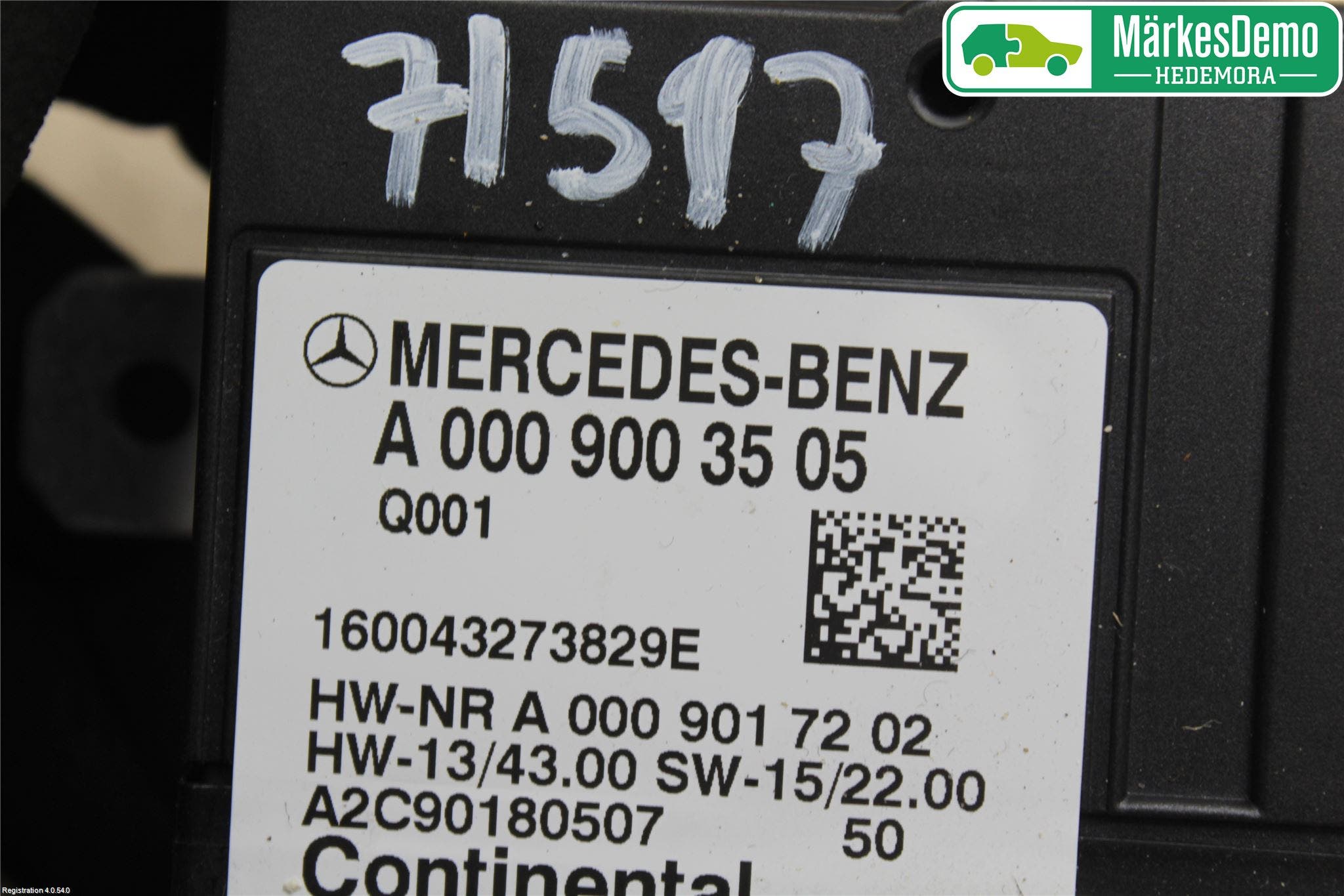 Mercedes-Benz MB C-KLASS (W205) 14-21 Styrenhet Bränslepump