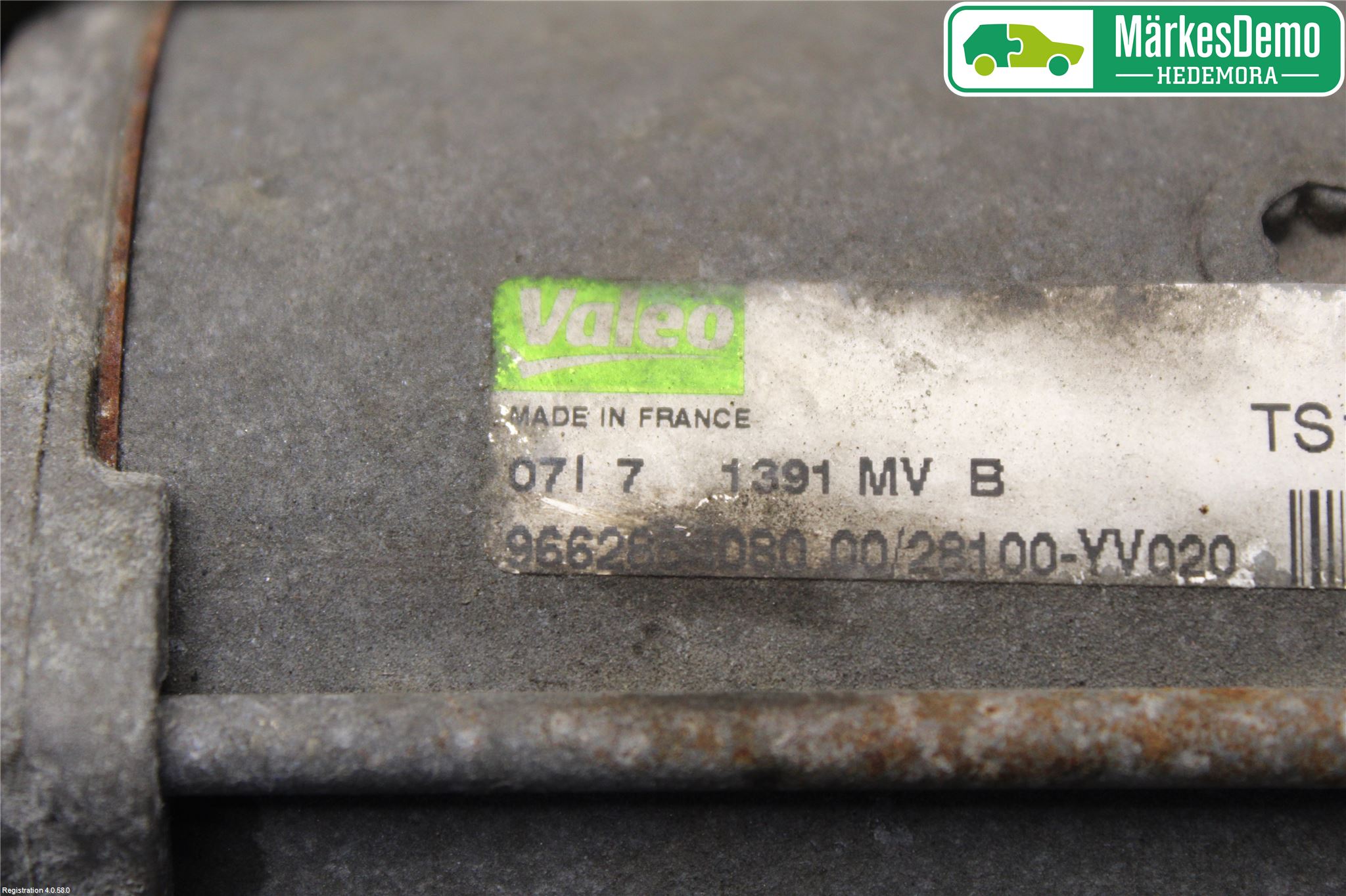 Peugeot BIPPER Startmotor Diesel