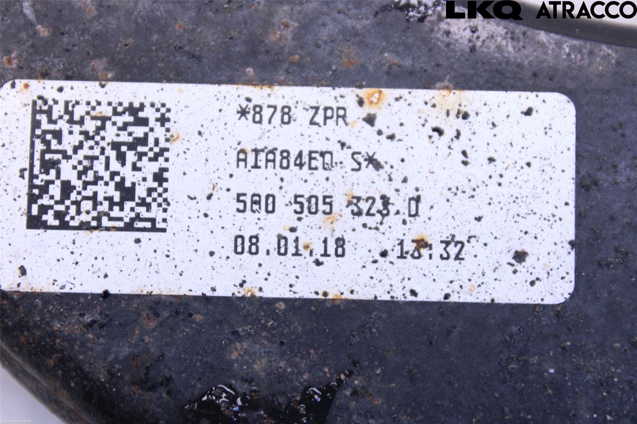 Volkswagen VW TIGUAN 16-24 Bärarm Bak Övre Höger