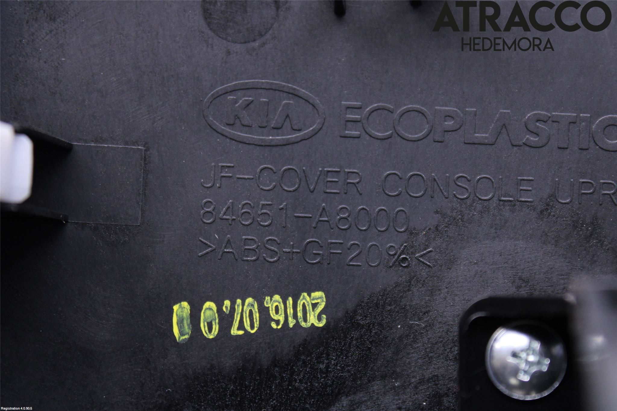 Kia OPTIMA 16-20 Inredning Sarg Växelspak