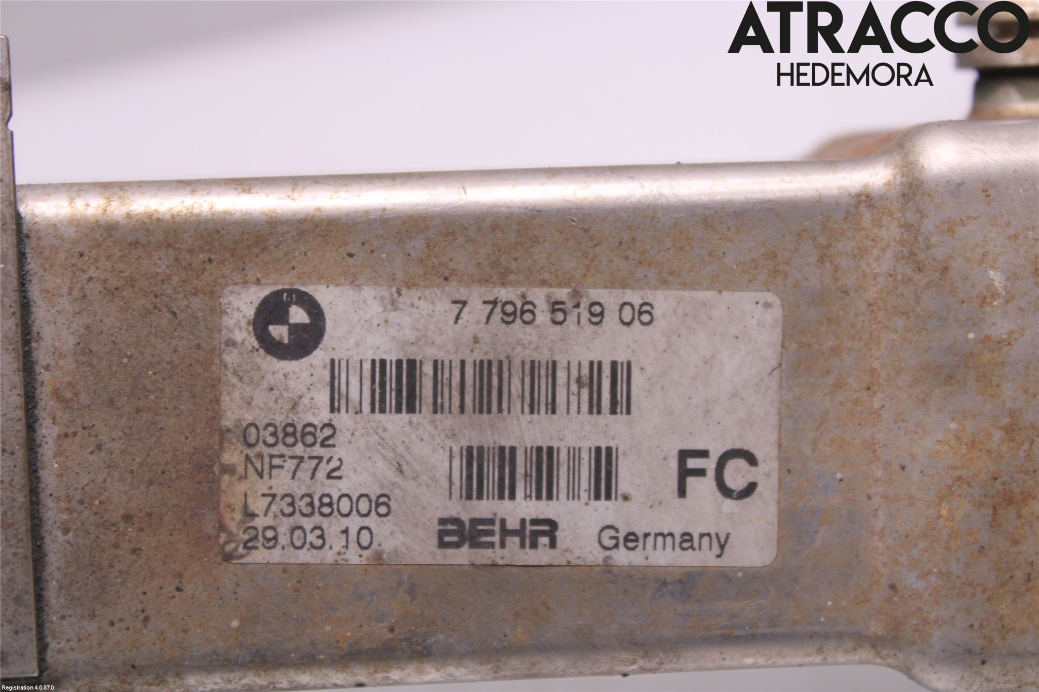 BMW 3 E90/91 SED/TOU 05-12 Avgaskylare