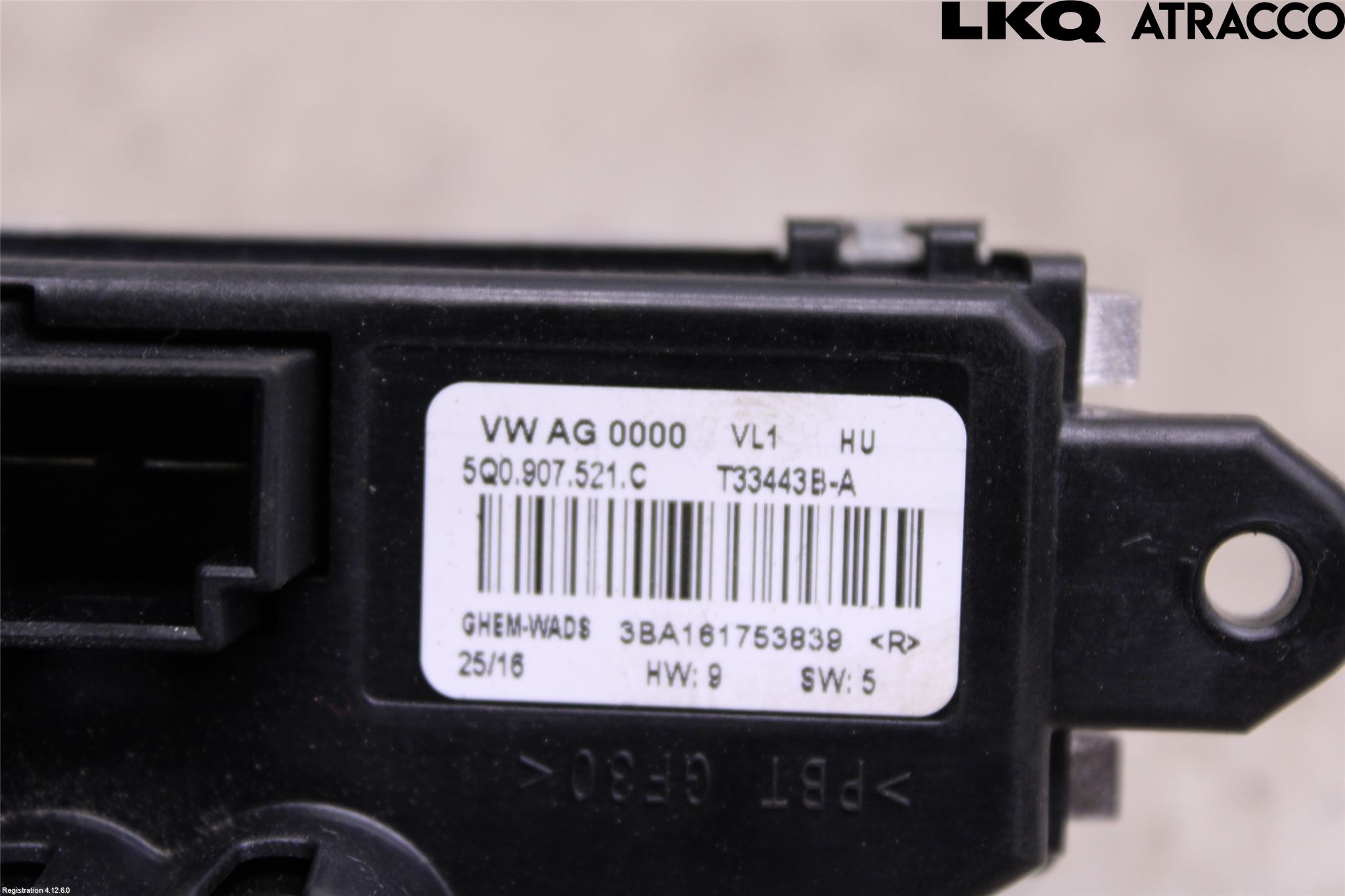 Volkswagen VW GOLF / E-GOLF VII 13-20 Värmefläktsmotstånd
