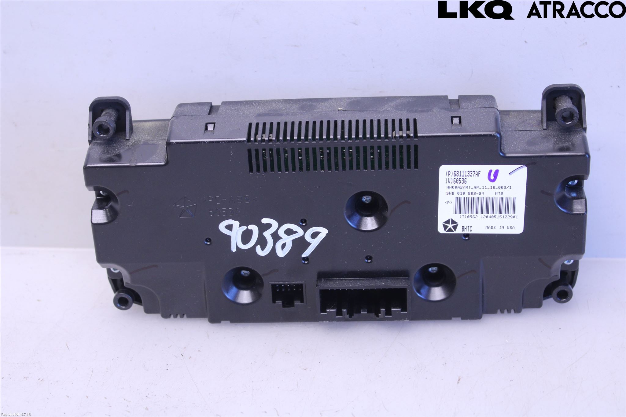 Lancia VOYAGER Ac Styrenhet Ac Manöveren