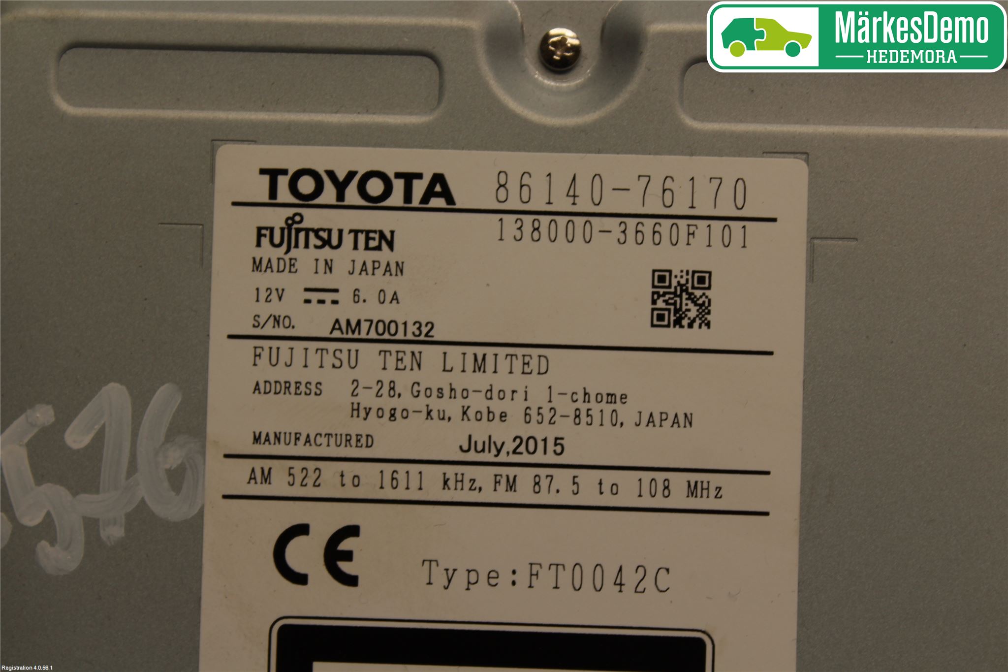 Lexus CT 200h Cd Radio - Multimediapanel