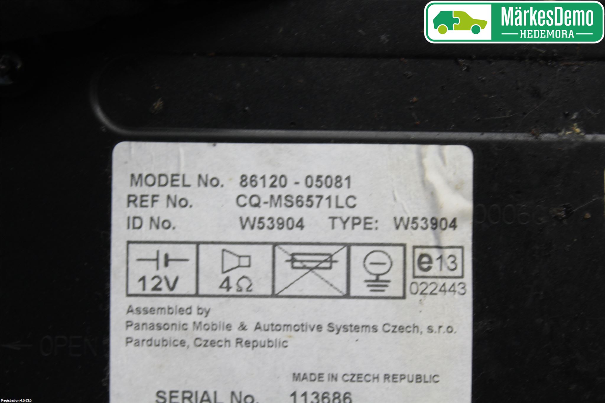 Toyota AVENSIS 03-06 Cd Radio - Multimediapanel