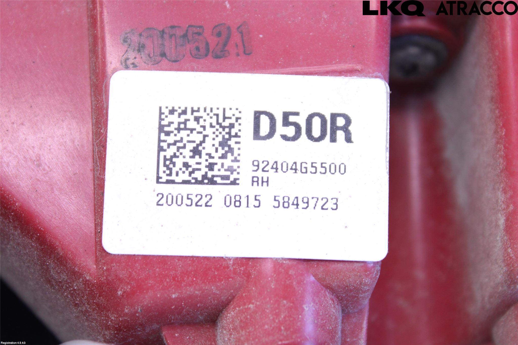 Kia NIRO (DE) 17-22 Bakljus Lucka Hö