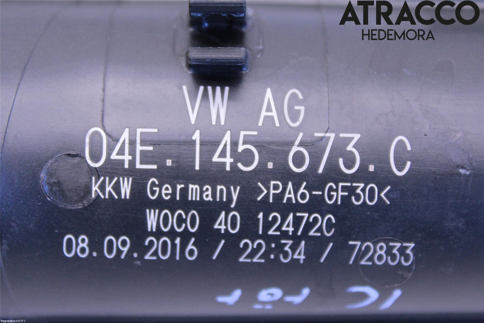 Skoda FABIA 15-21 Laddluft-Intercoolerrör