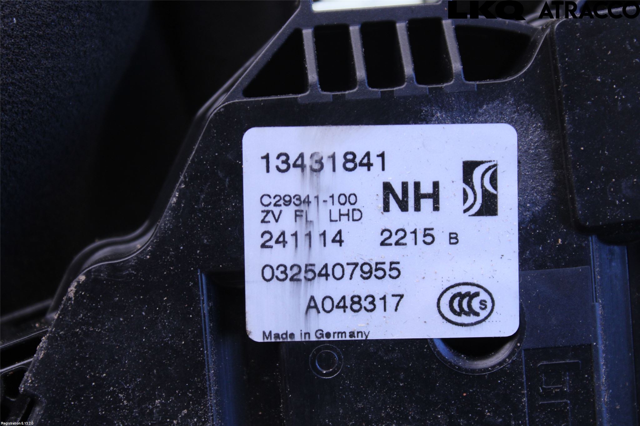 Opel CORSA E 15-19 Låskista-Dörrlås