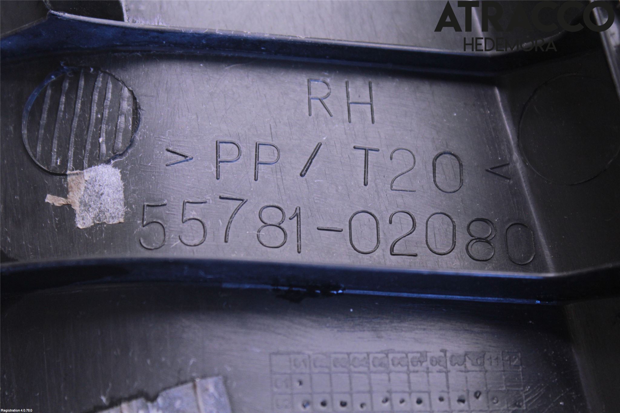 Toyota COROLLA 02-07 Torpedplåt-Torpedplast