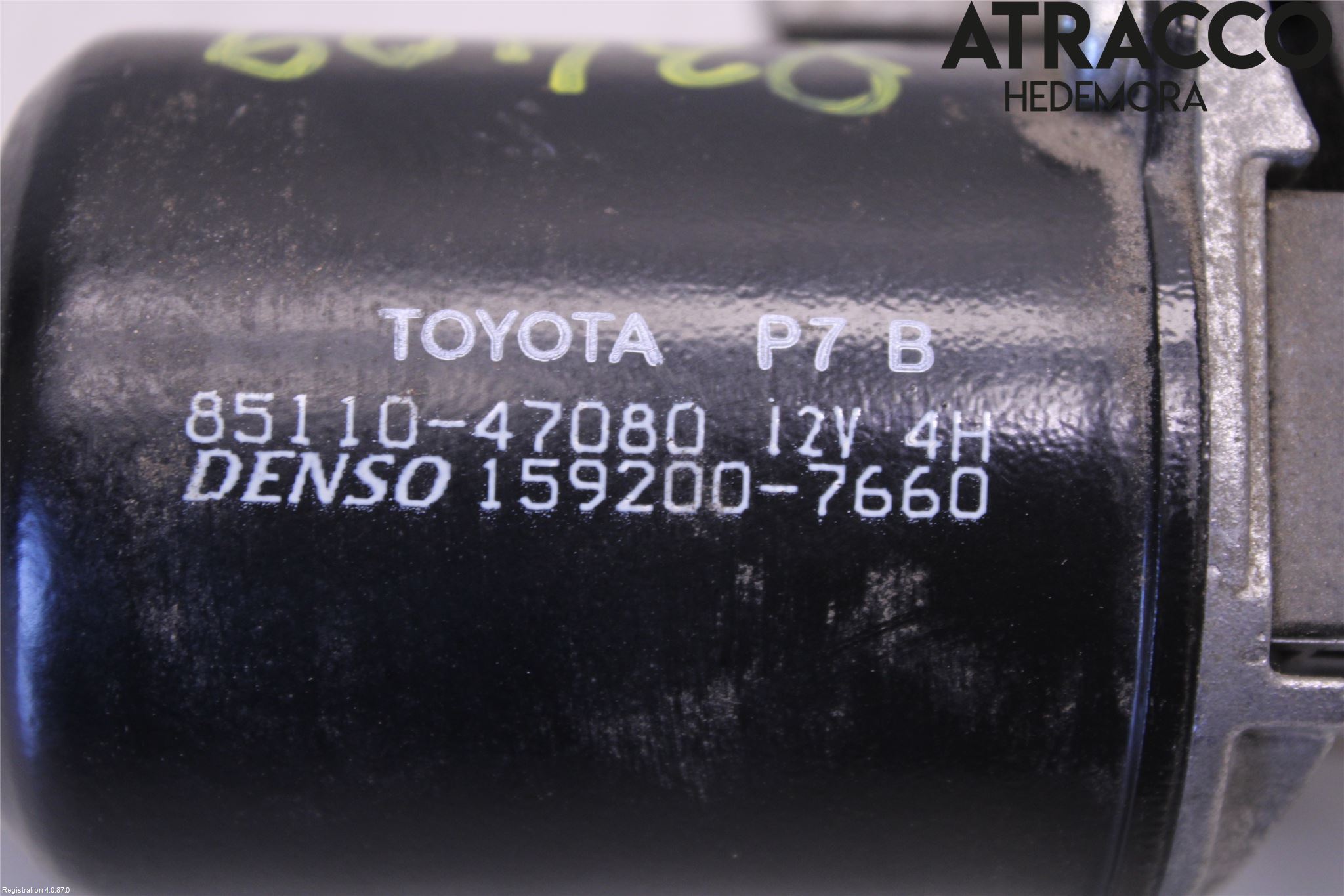 Toyota PRIUS NWH20 04-08 Torkarmotor Vindruta
