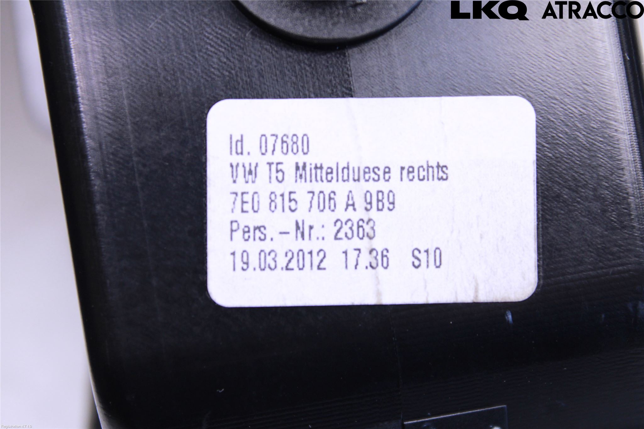 Volkswagen VW TRANSP/CARAVELLE (T5) 04-15 Defrosterkanal-Munstycke