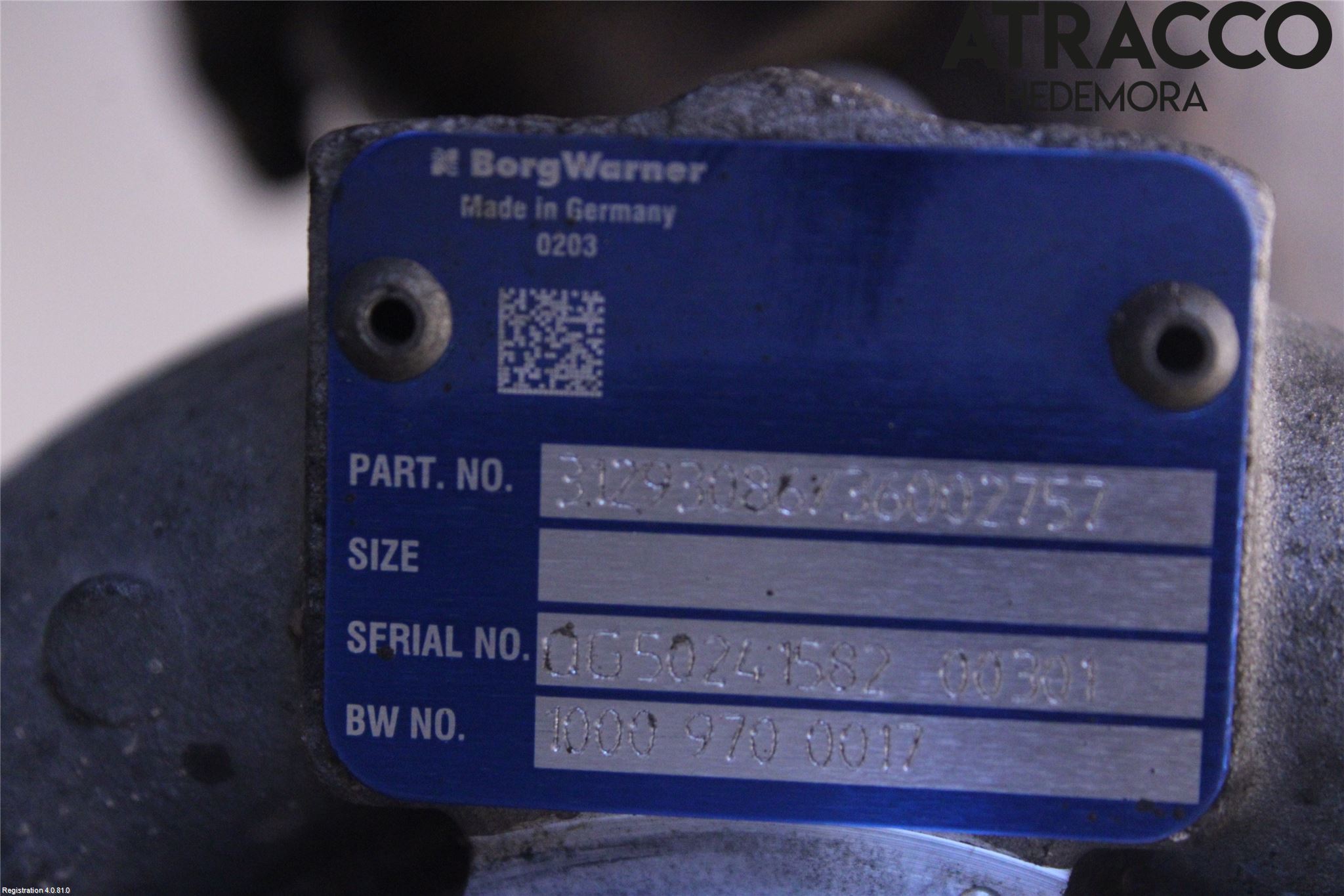 Volvo V70 14-16 Turboaggregat