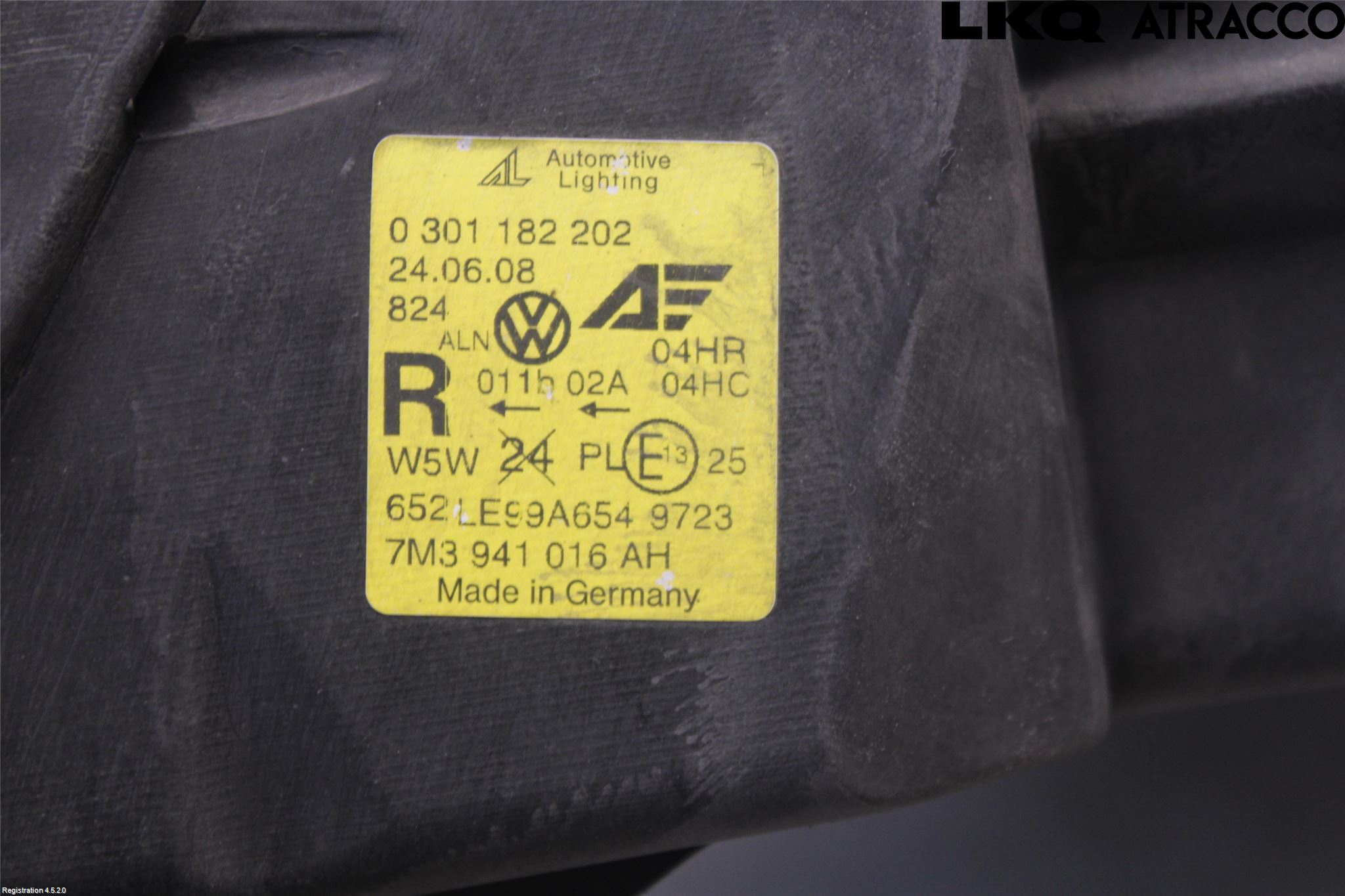 Volkswagen VW SHARAN      01-10 Strålkastare Höger