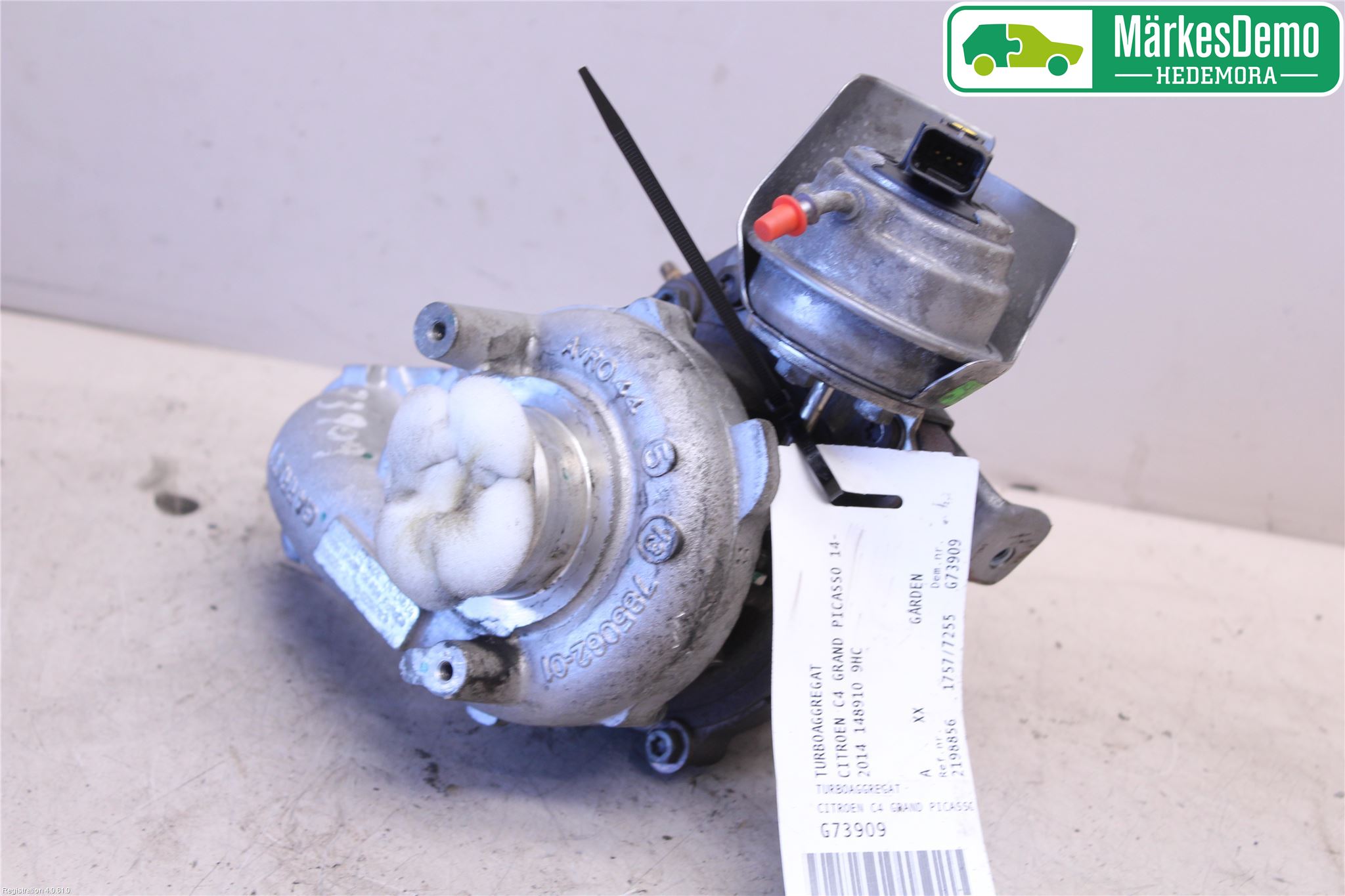 Citroen C4 GRAND PICASSO 14-18 Turboaggregat