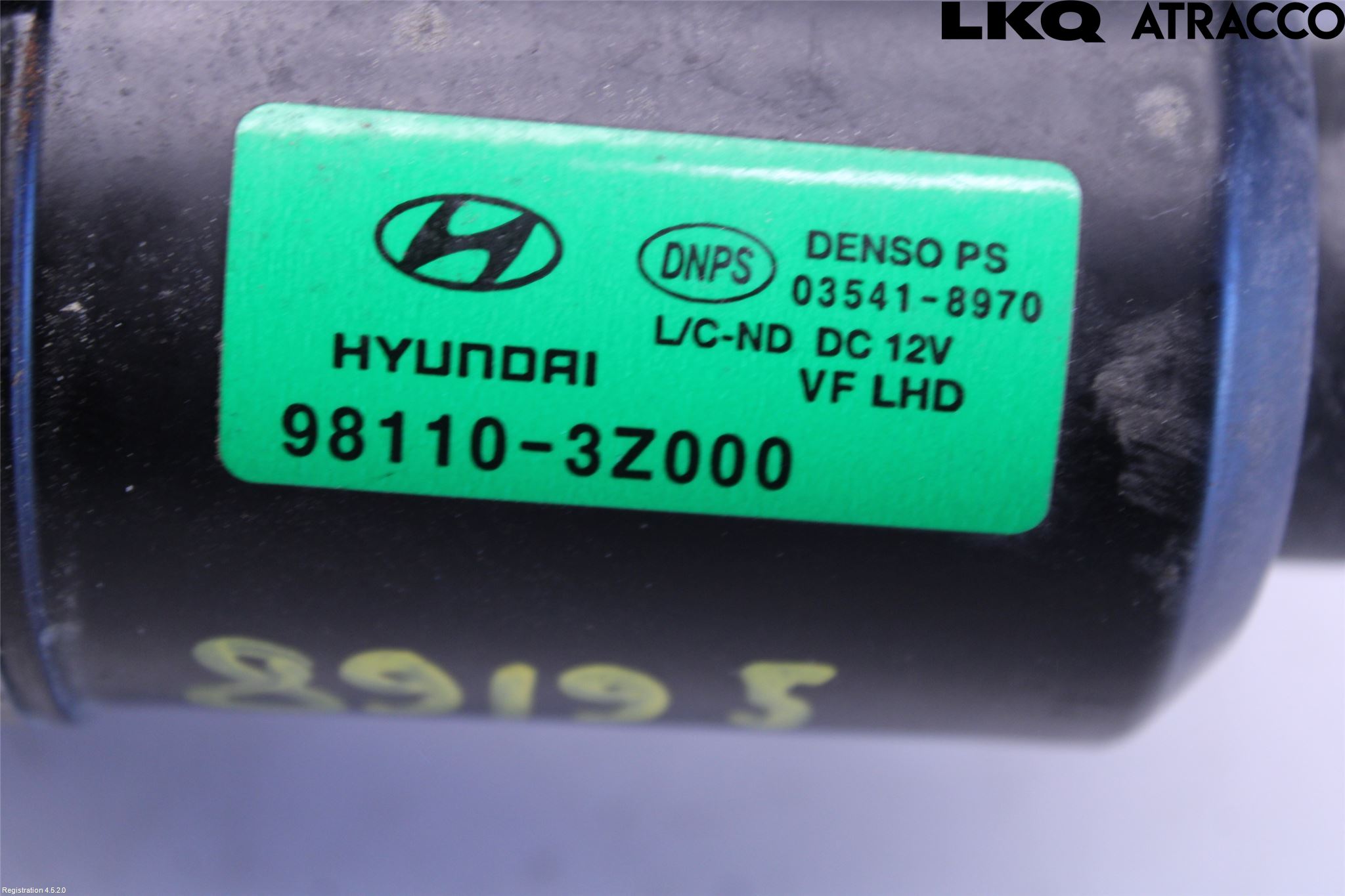 Hyundai i40 08-15 Torkarmotor Vindruta