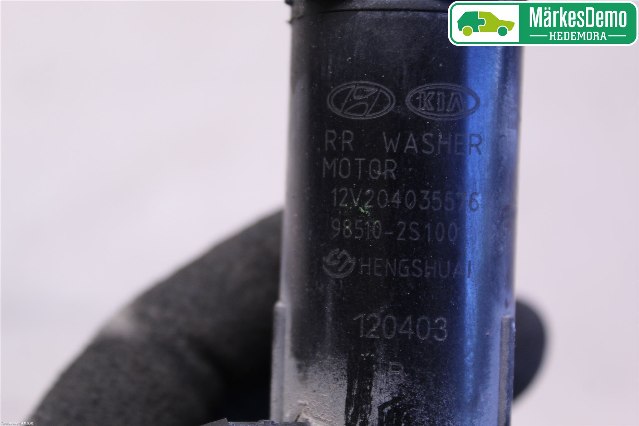 Kia SPORTAGE (SL) 11-15 Spolarpump Baklucka