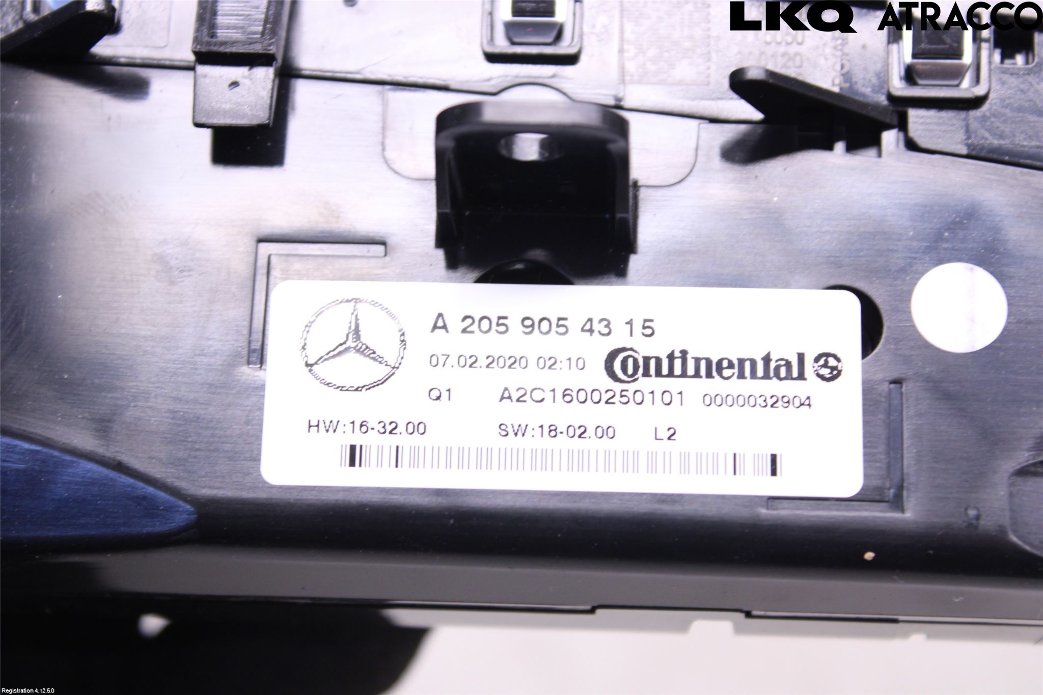 Mercedes-Benz MB C-KLASS (W205) 14-21 Ac Styrenhet Ac Manöveren